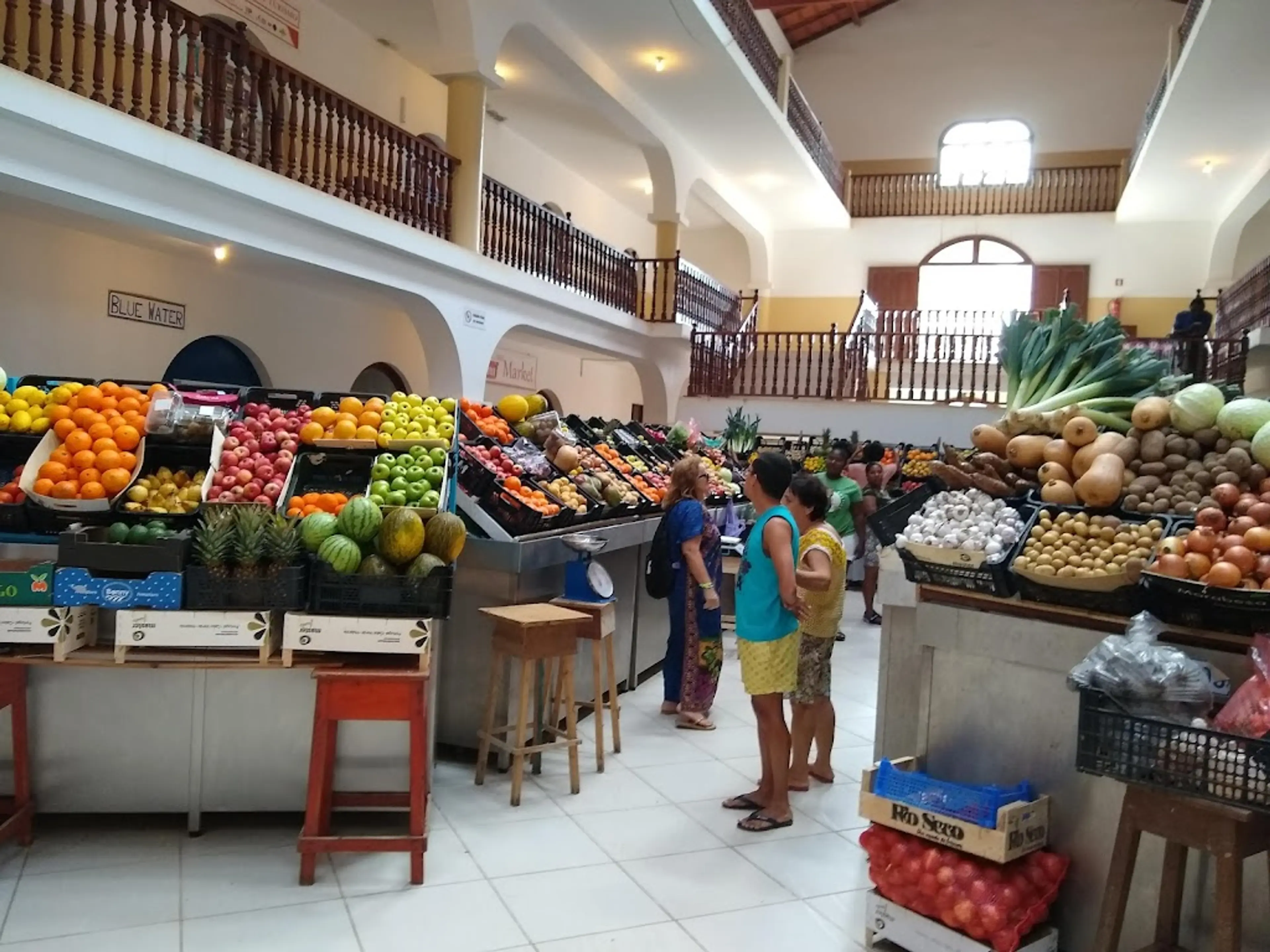 Local market in Santa Maria