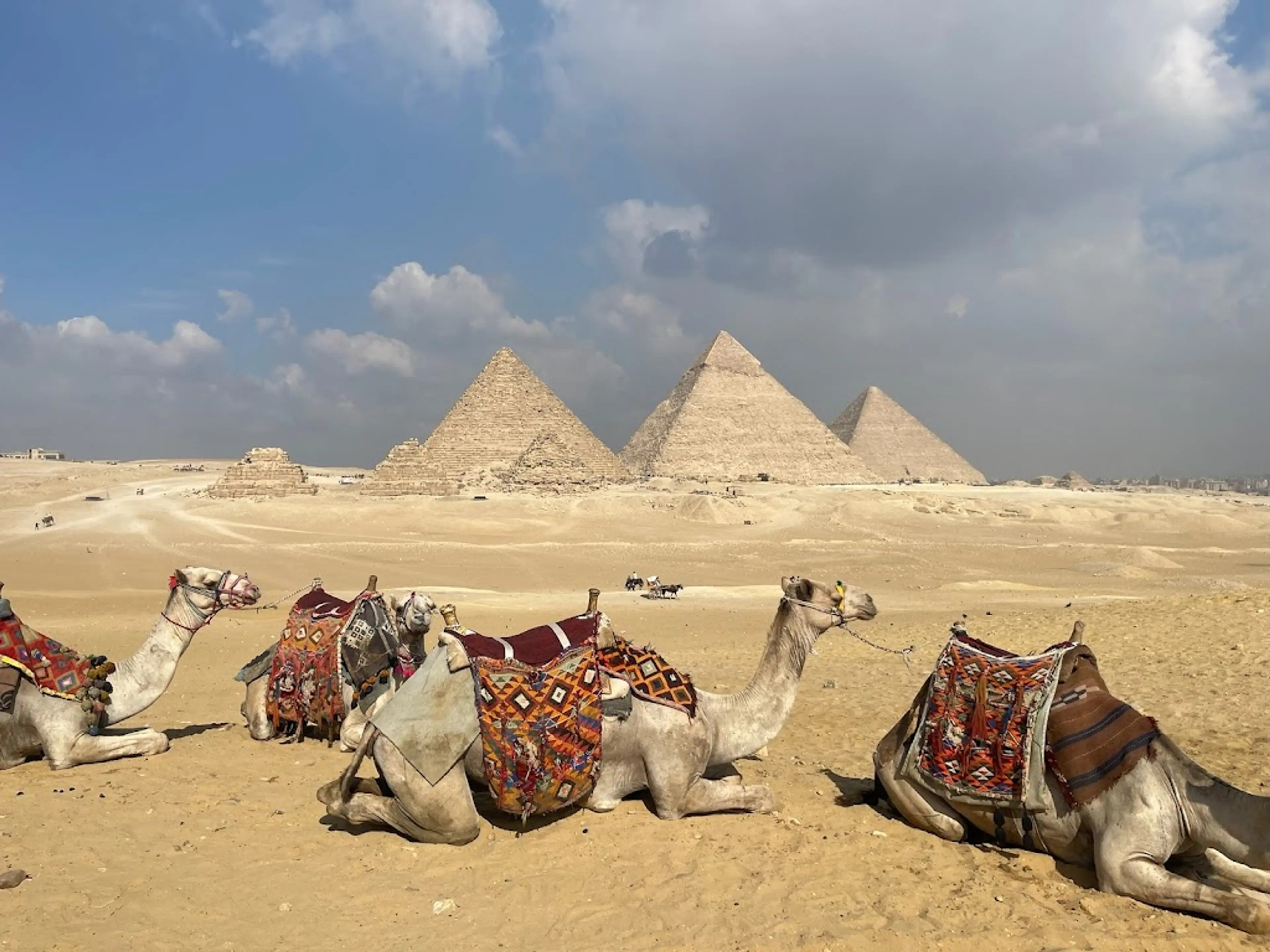 Camel Ride around Pyramids