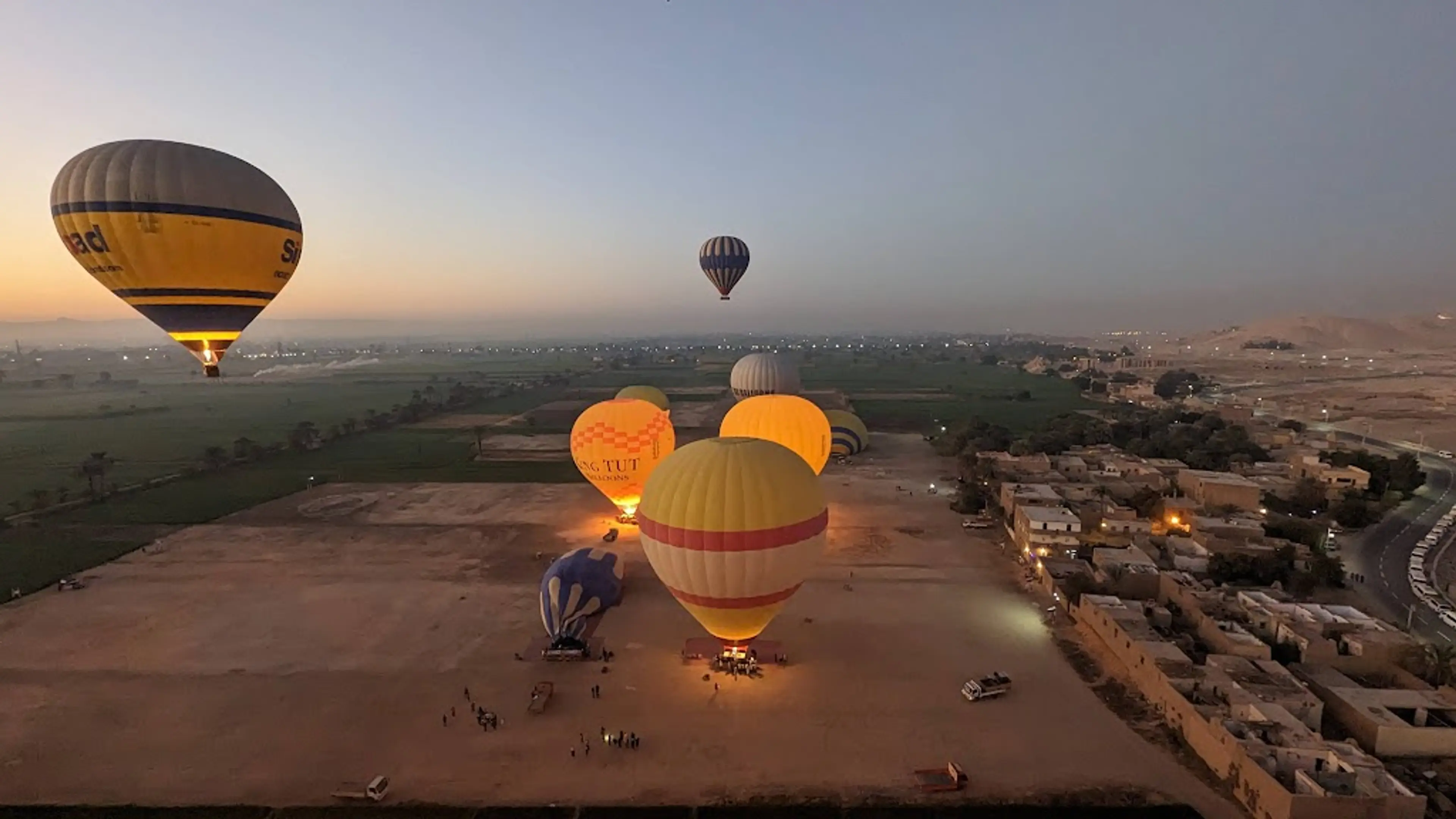 Hot air balloon ride