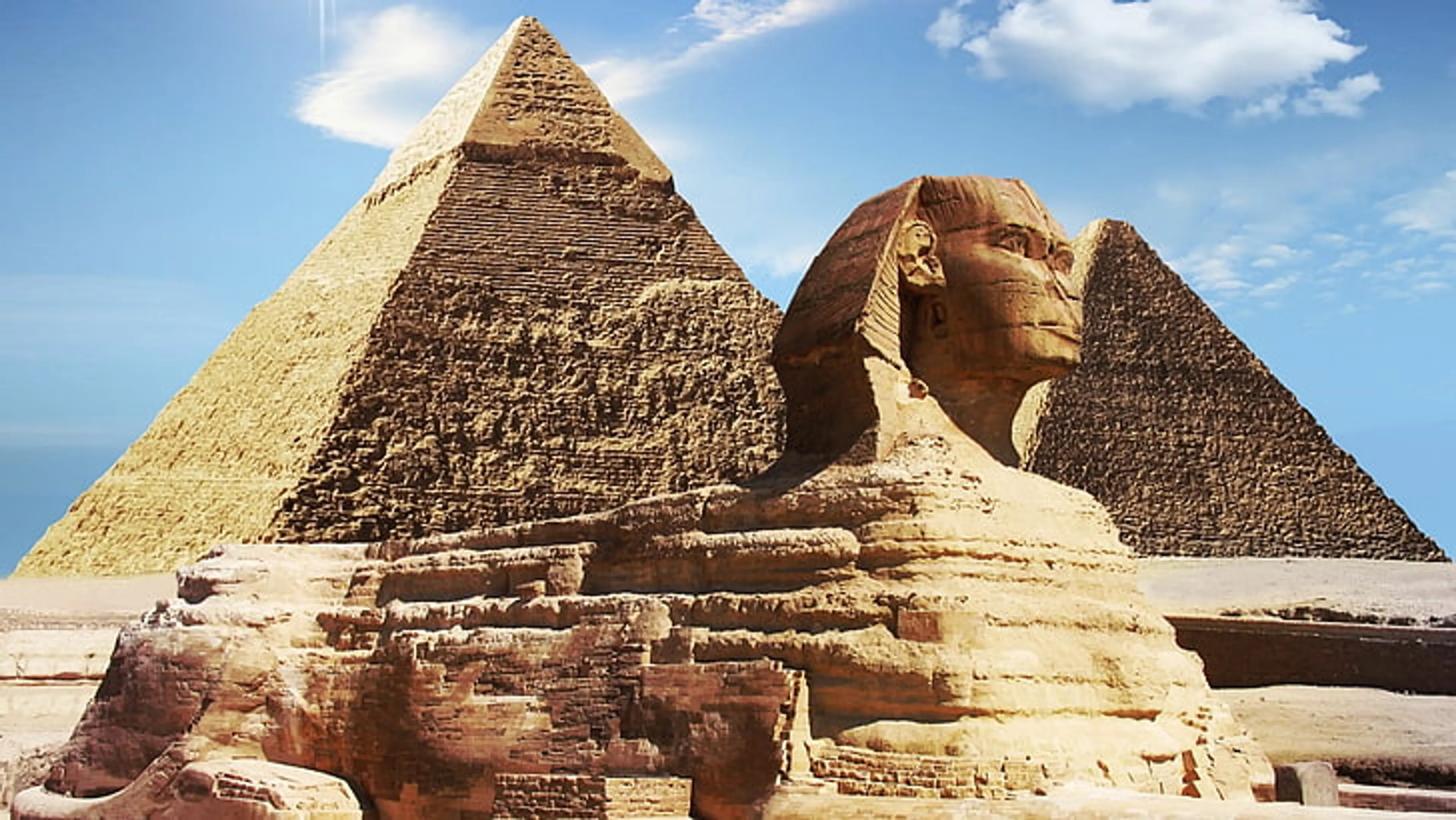 Pyramids of Giza and the Sphinx