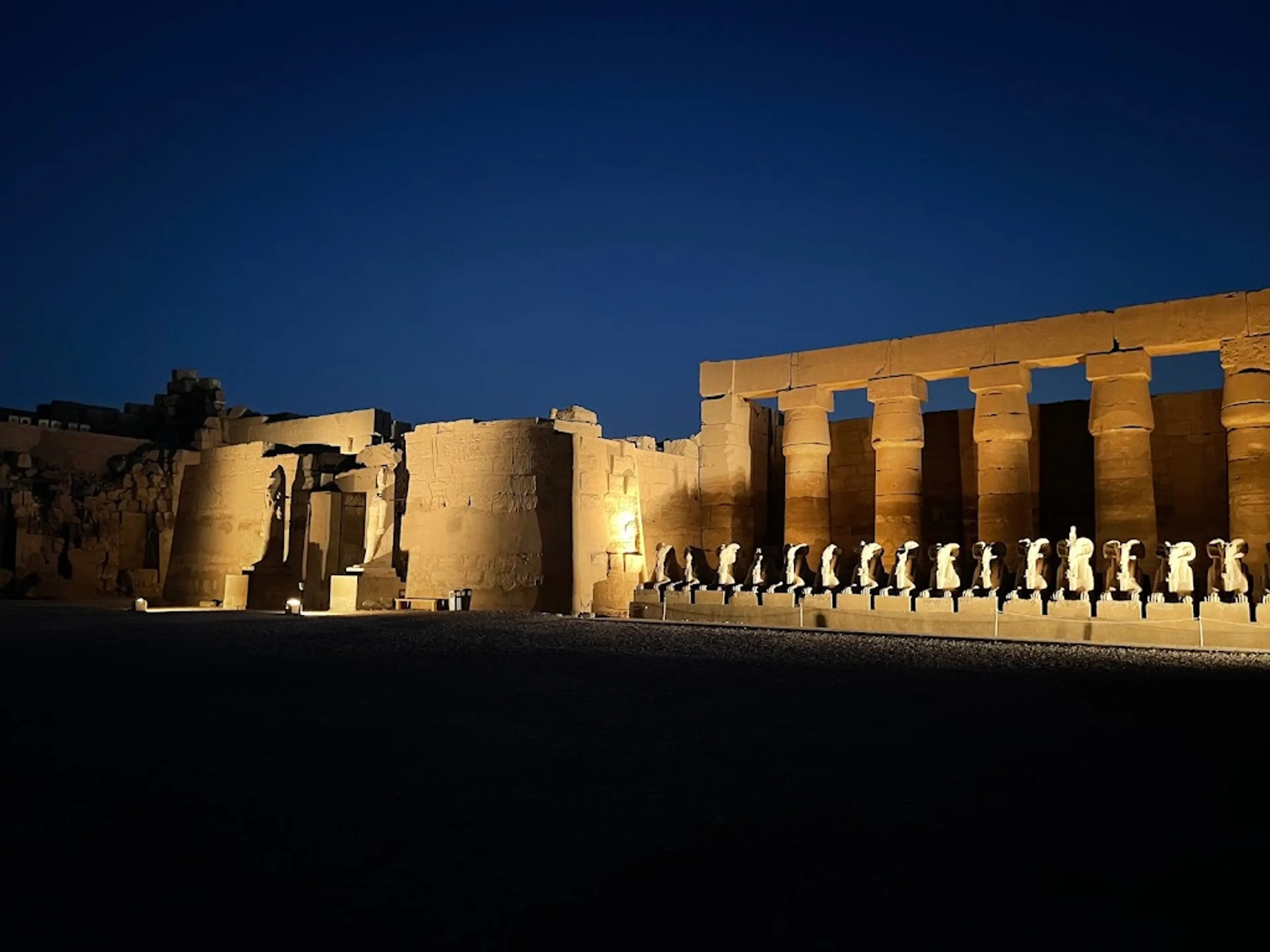 Sound and Light Show at Karnak Temple