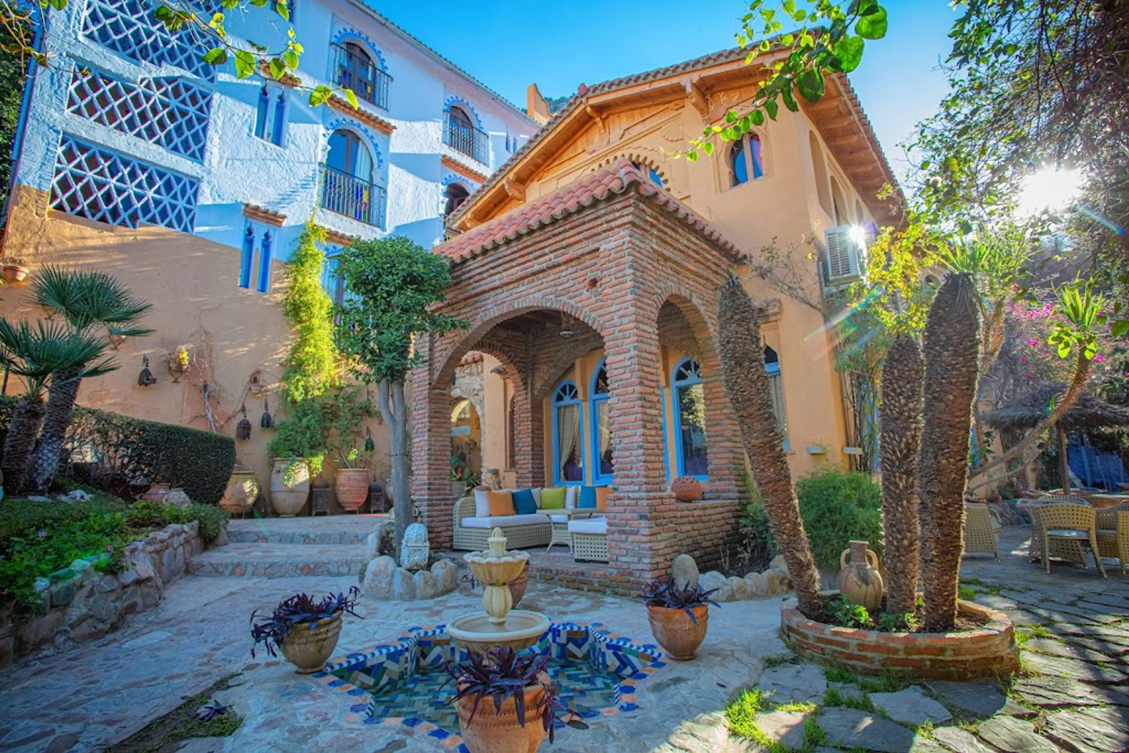Traditional Moroccan riad in Chefchaouen