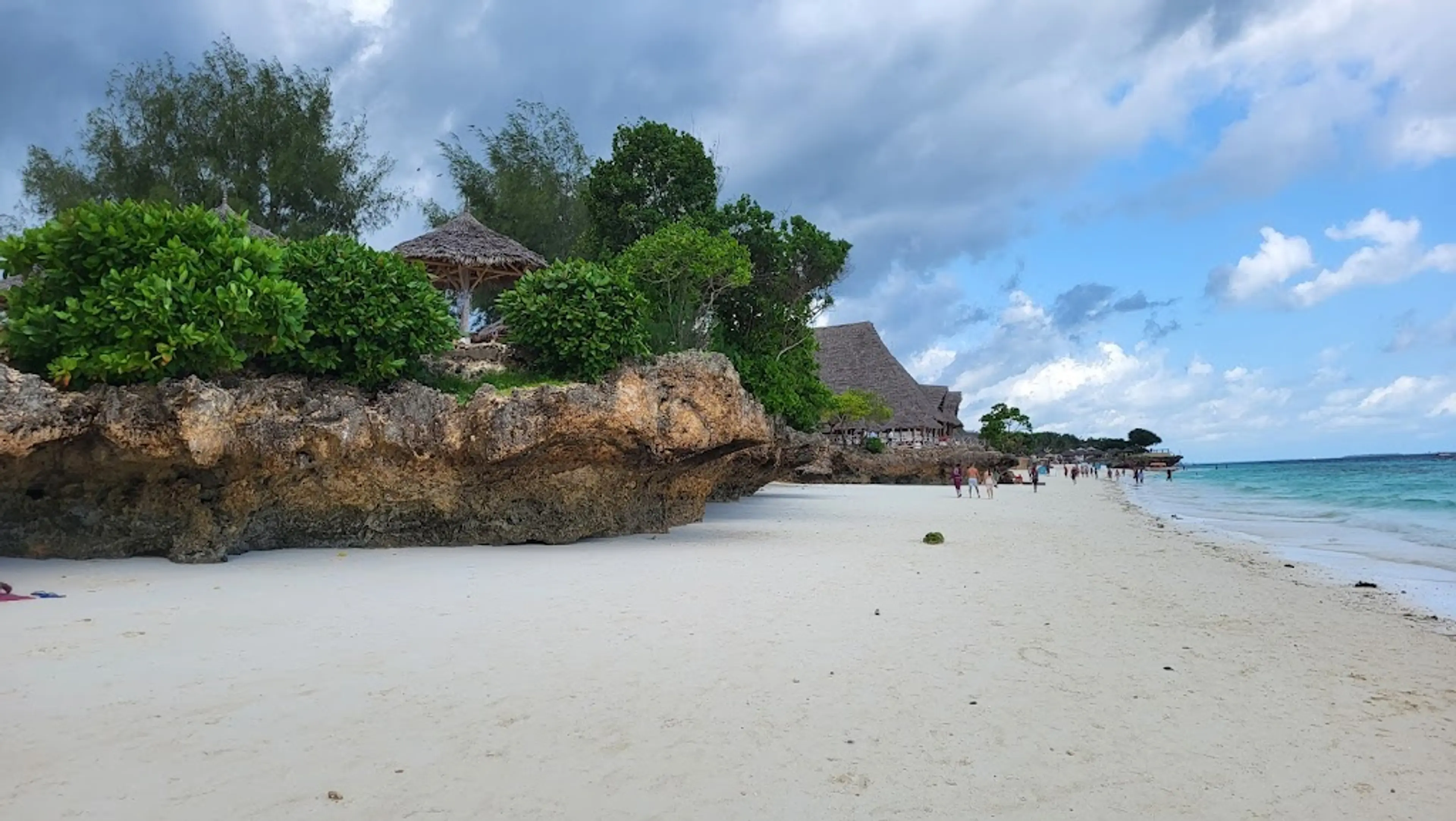 White sandy beaches