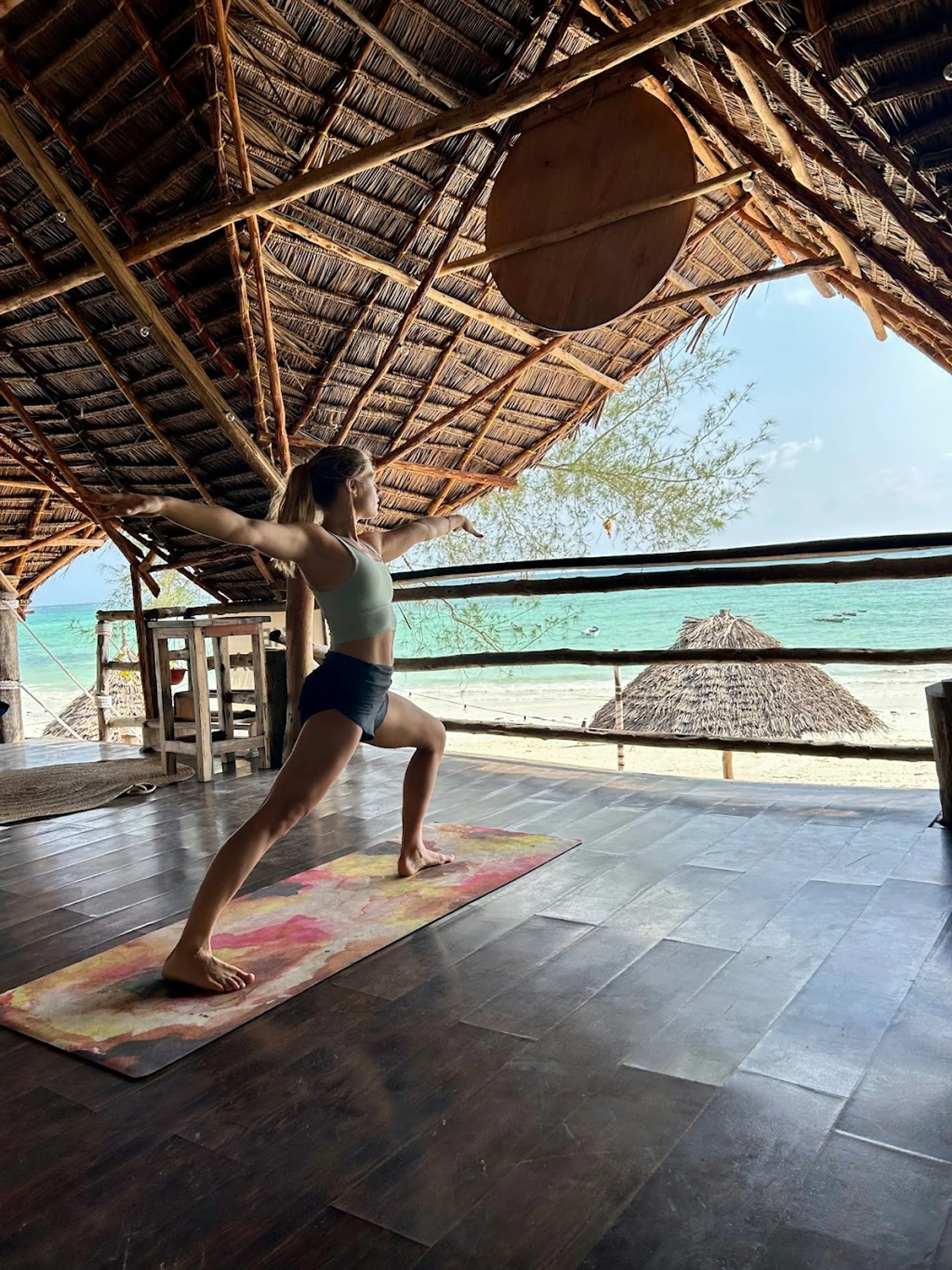 Yoga on the beach