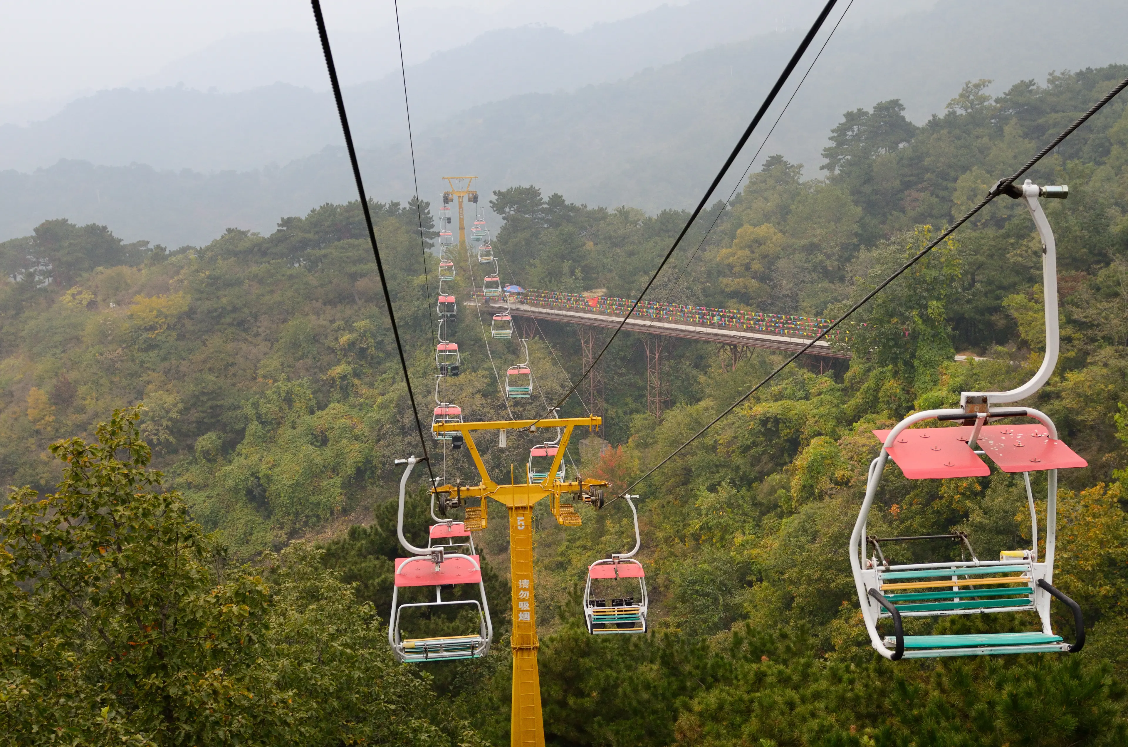 Cable Car Ride at Mutianyu