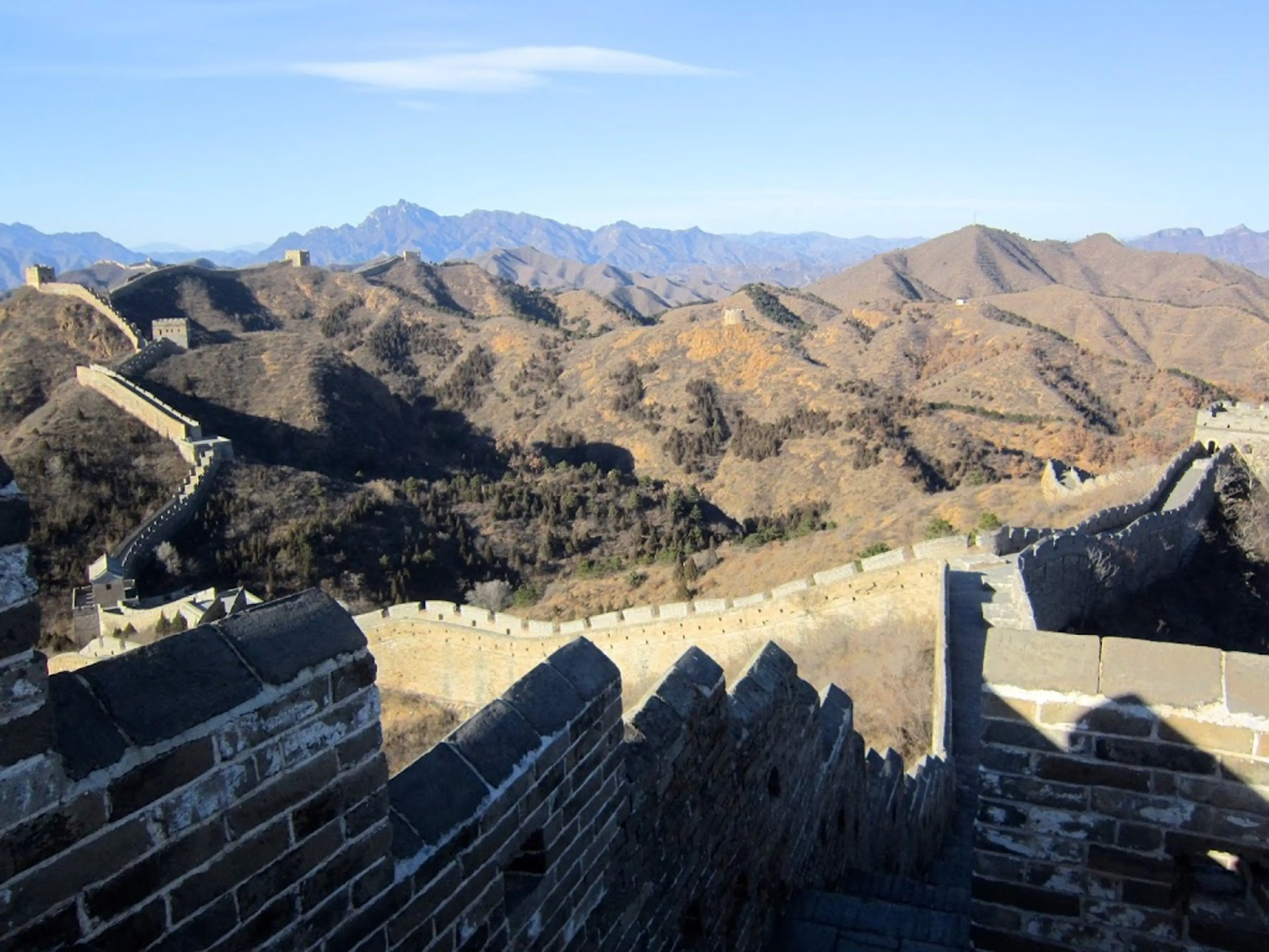 Watchtowers at Mutianyu and Jinshanling