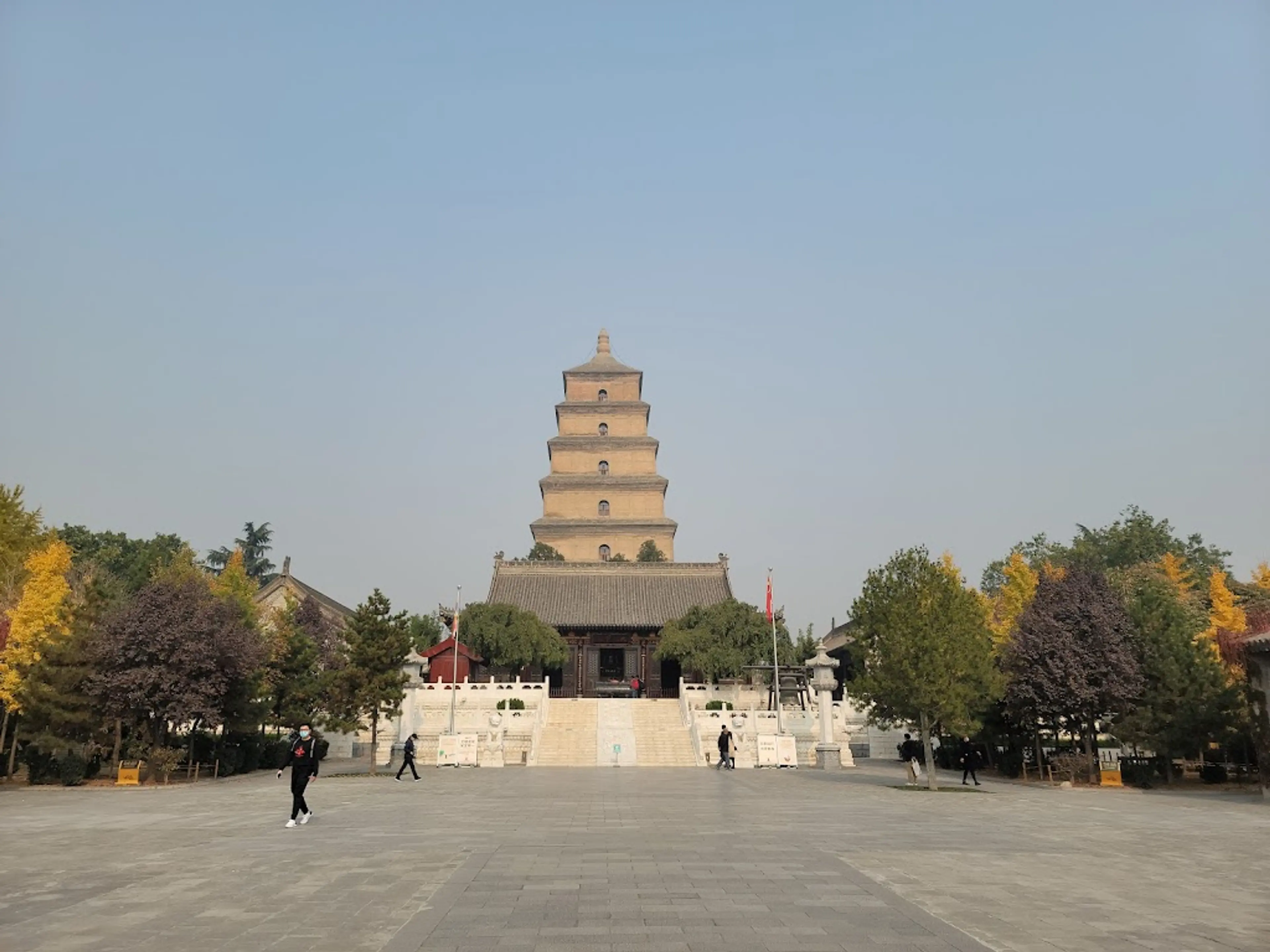 Giant Wild Goose Pagoda Square