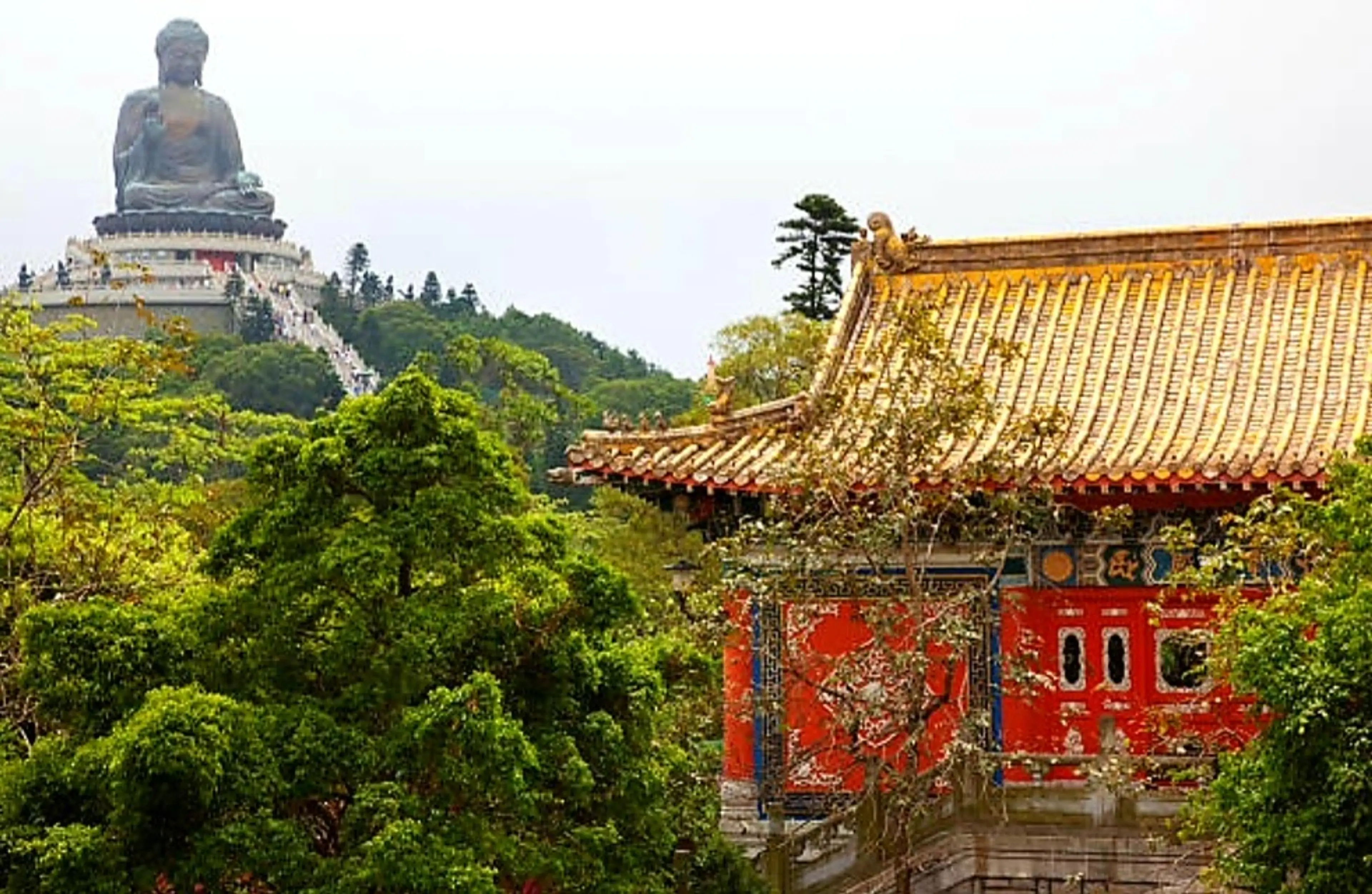 Big Buddha and Po Lin Monastery