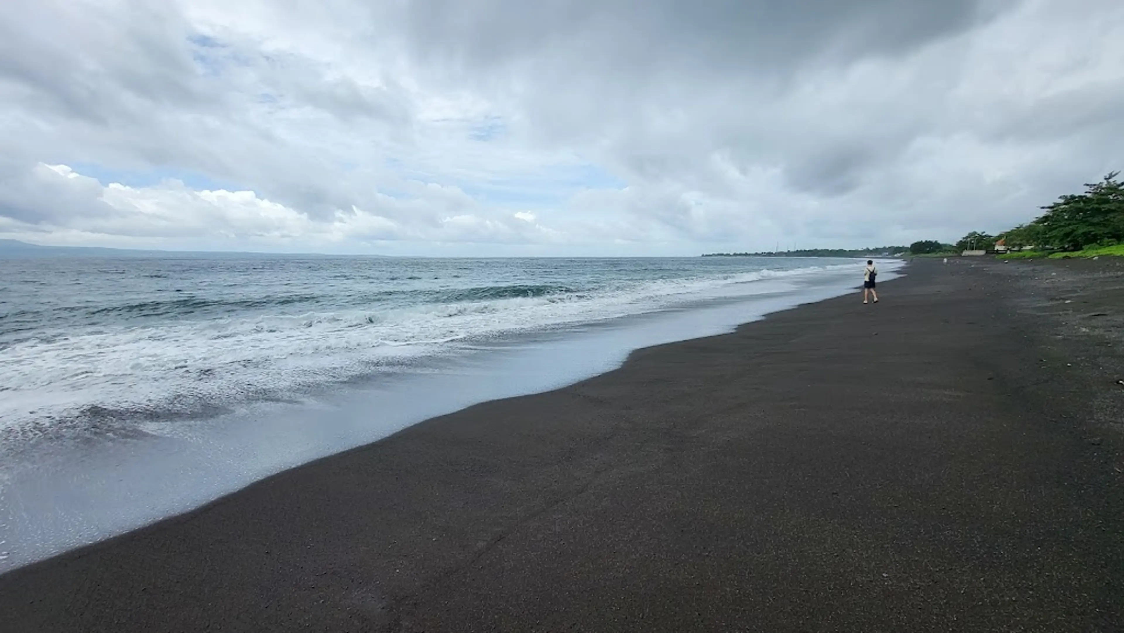 Black sand beaches of Tabanan