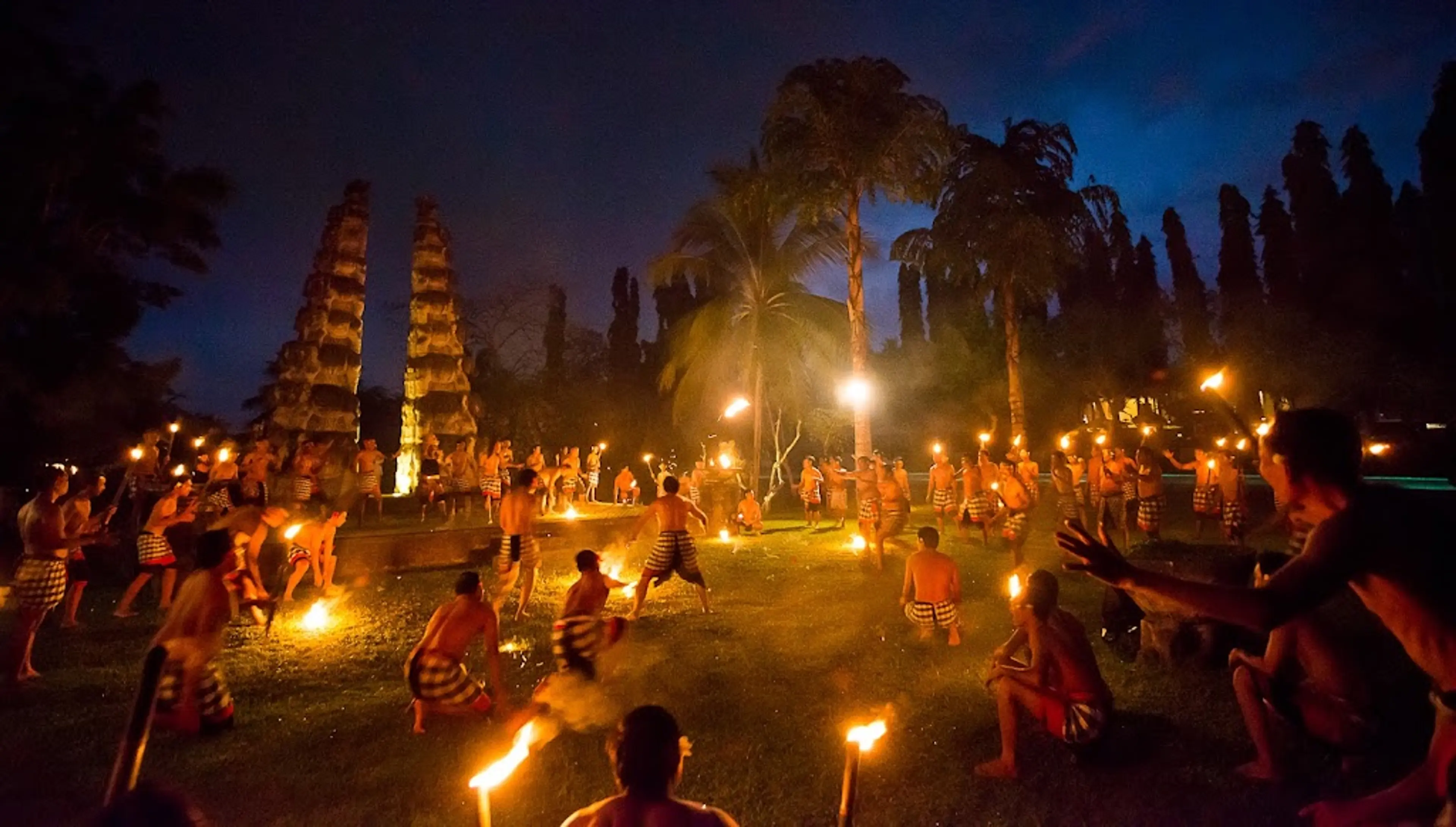 Kecak dance performance