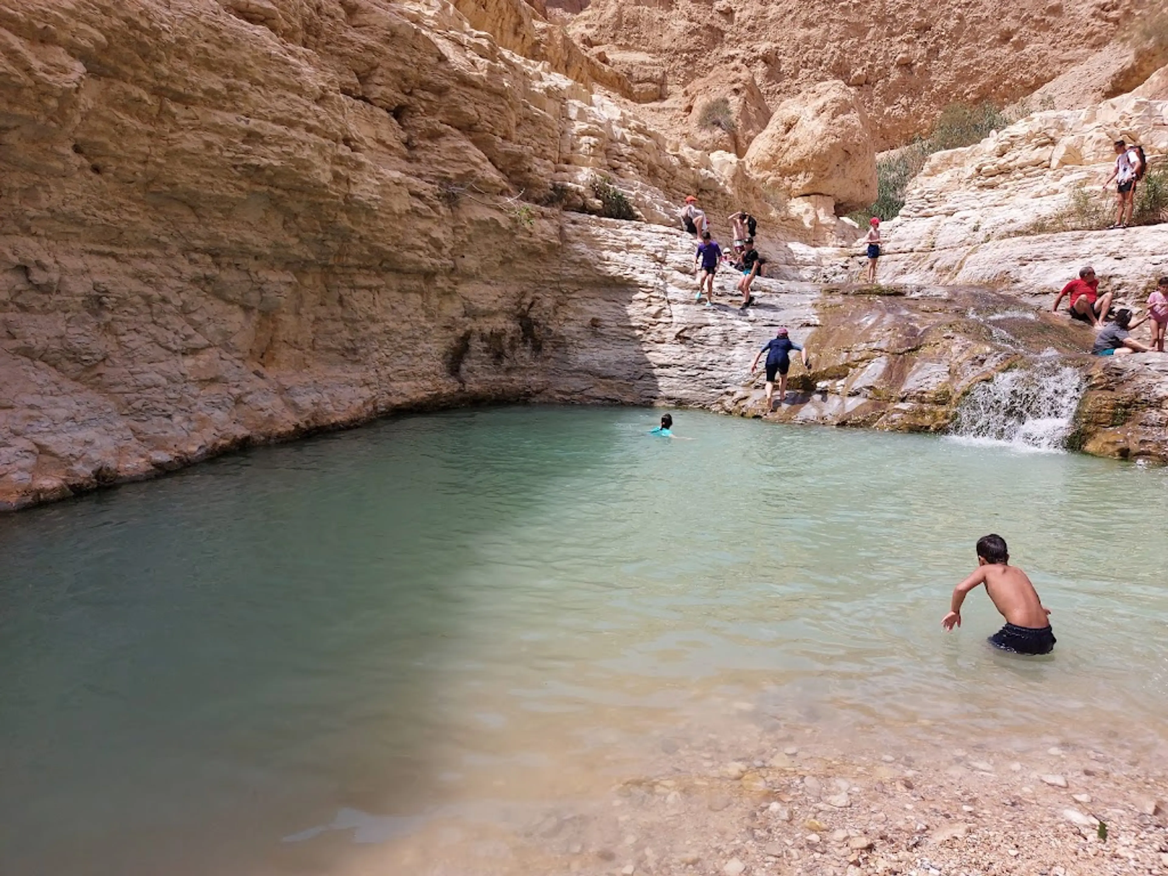 Hiking at Ein Gedi Nature Reserve