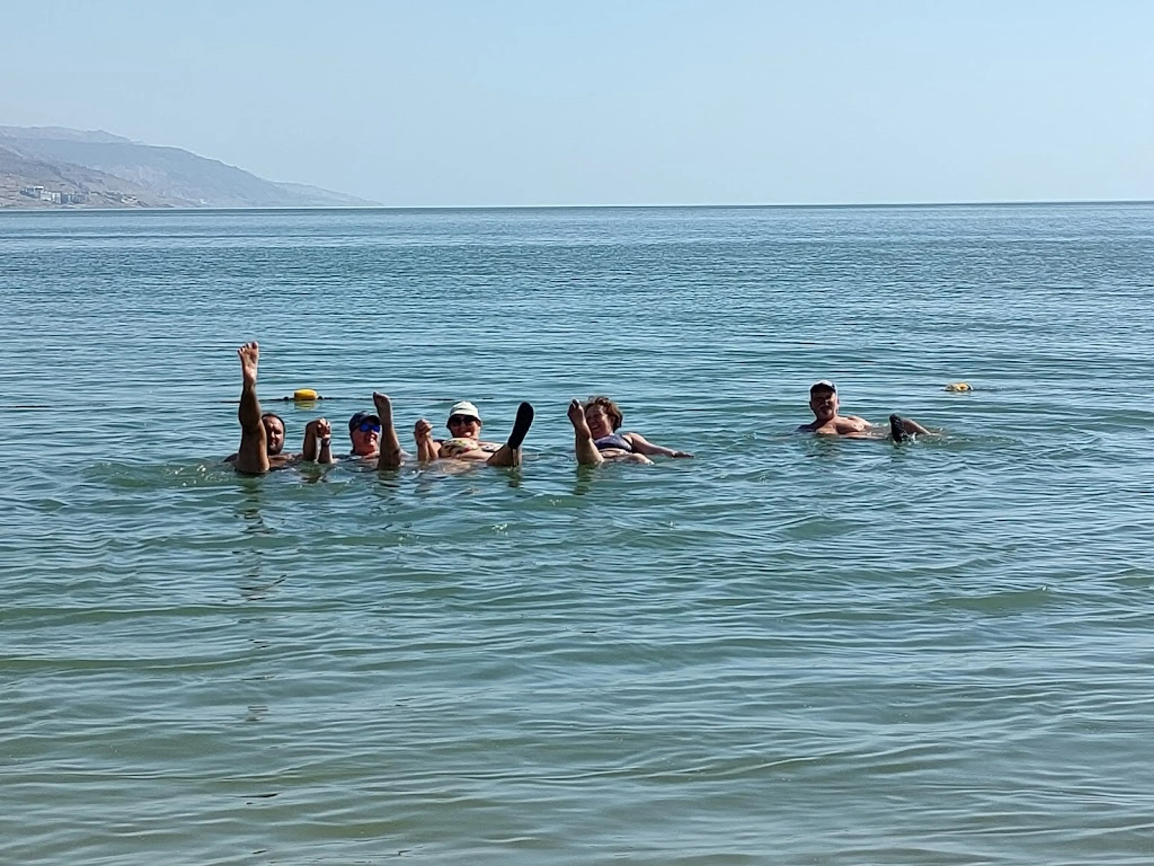 Swimming in the Dead Sea