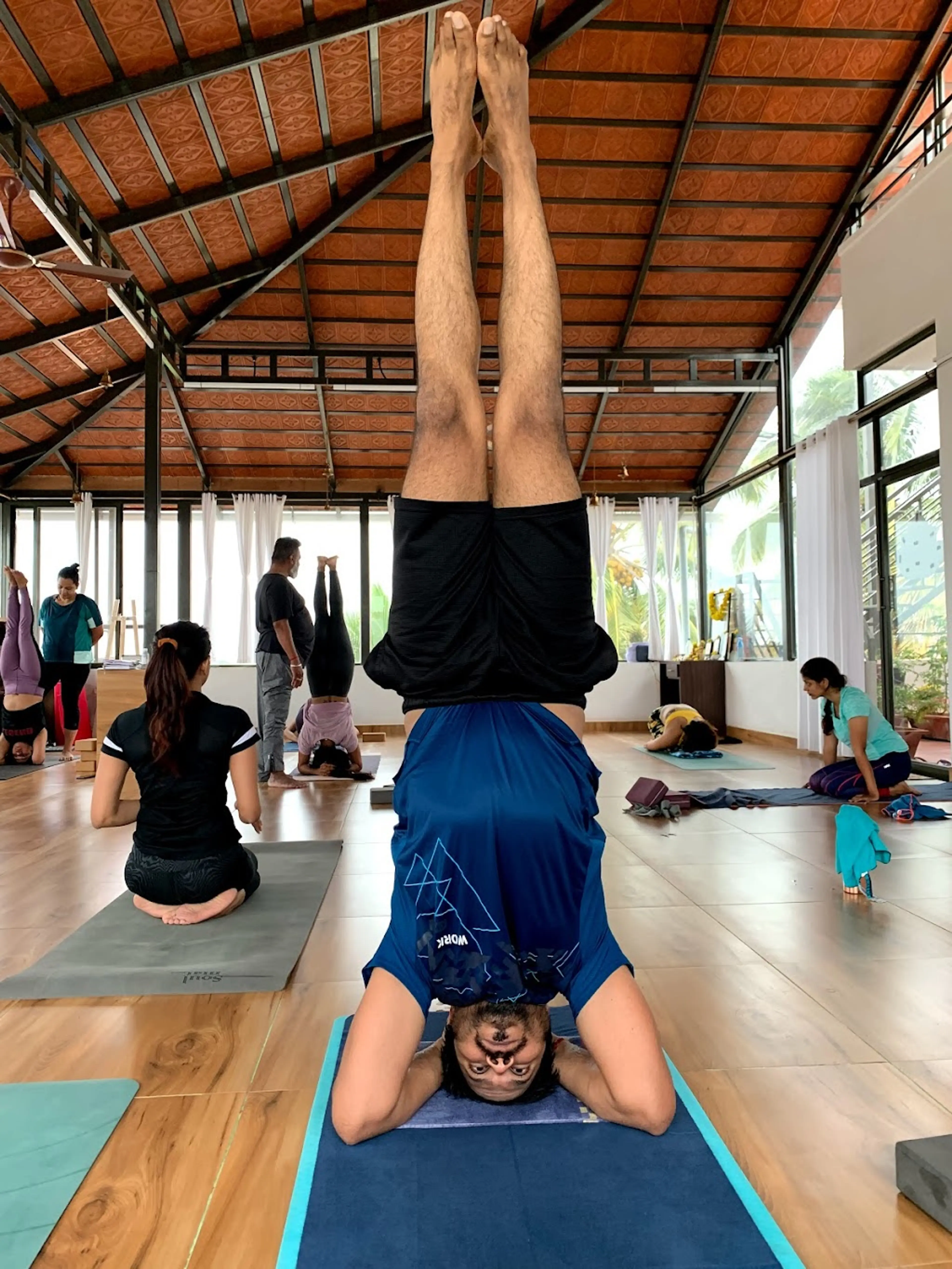 Yoga in the park