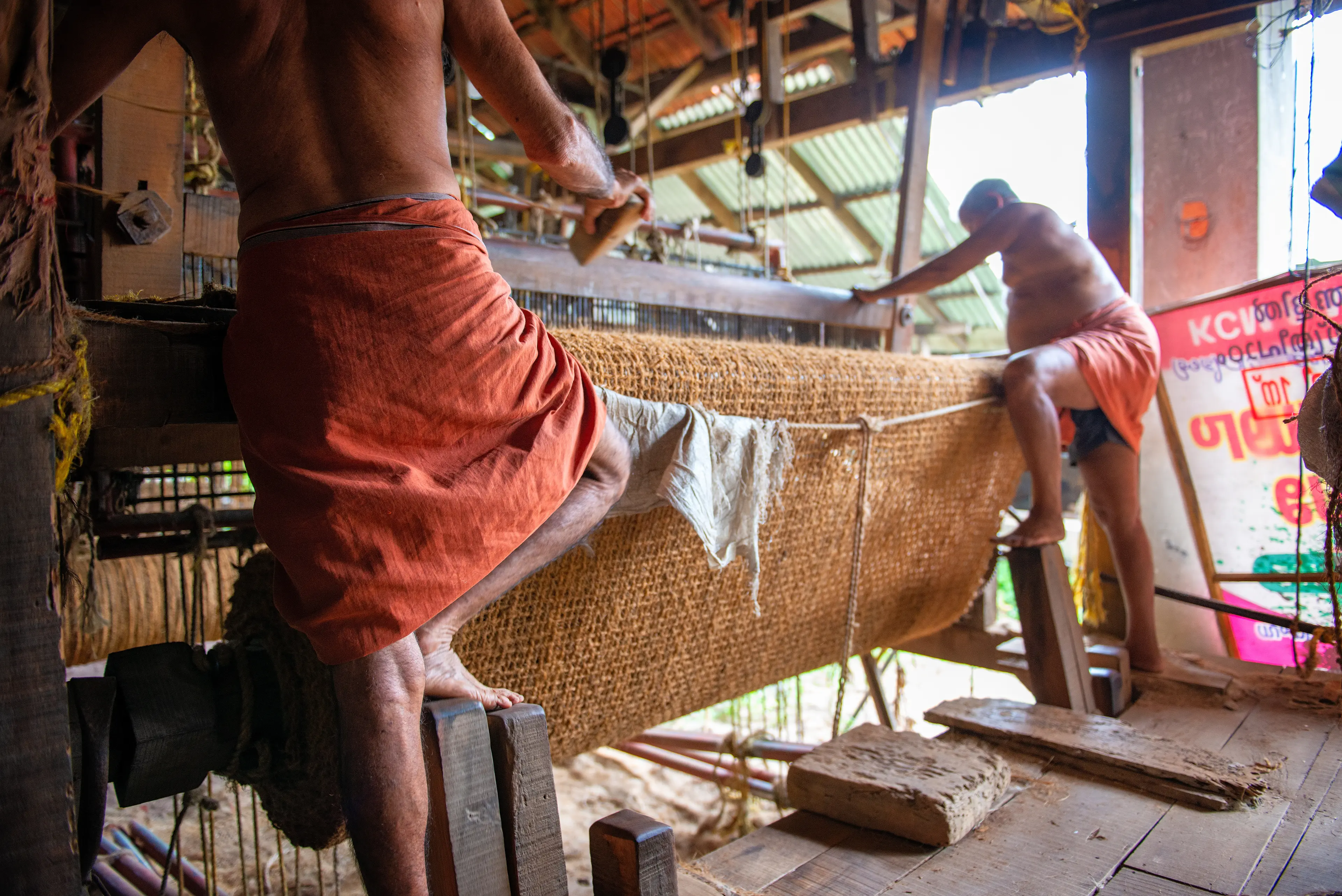 Coir-making unit