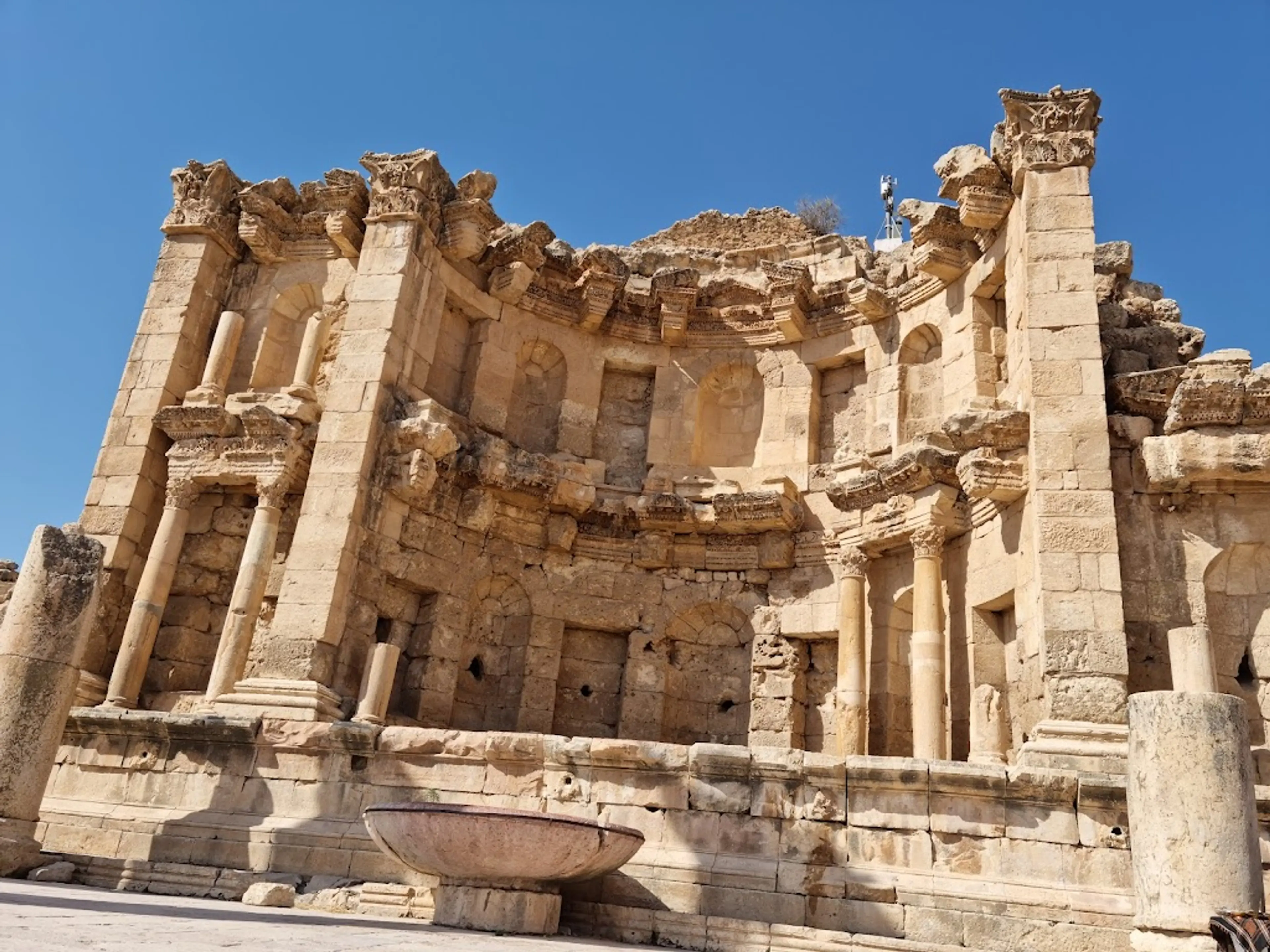 Modern part of Jerash