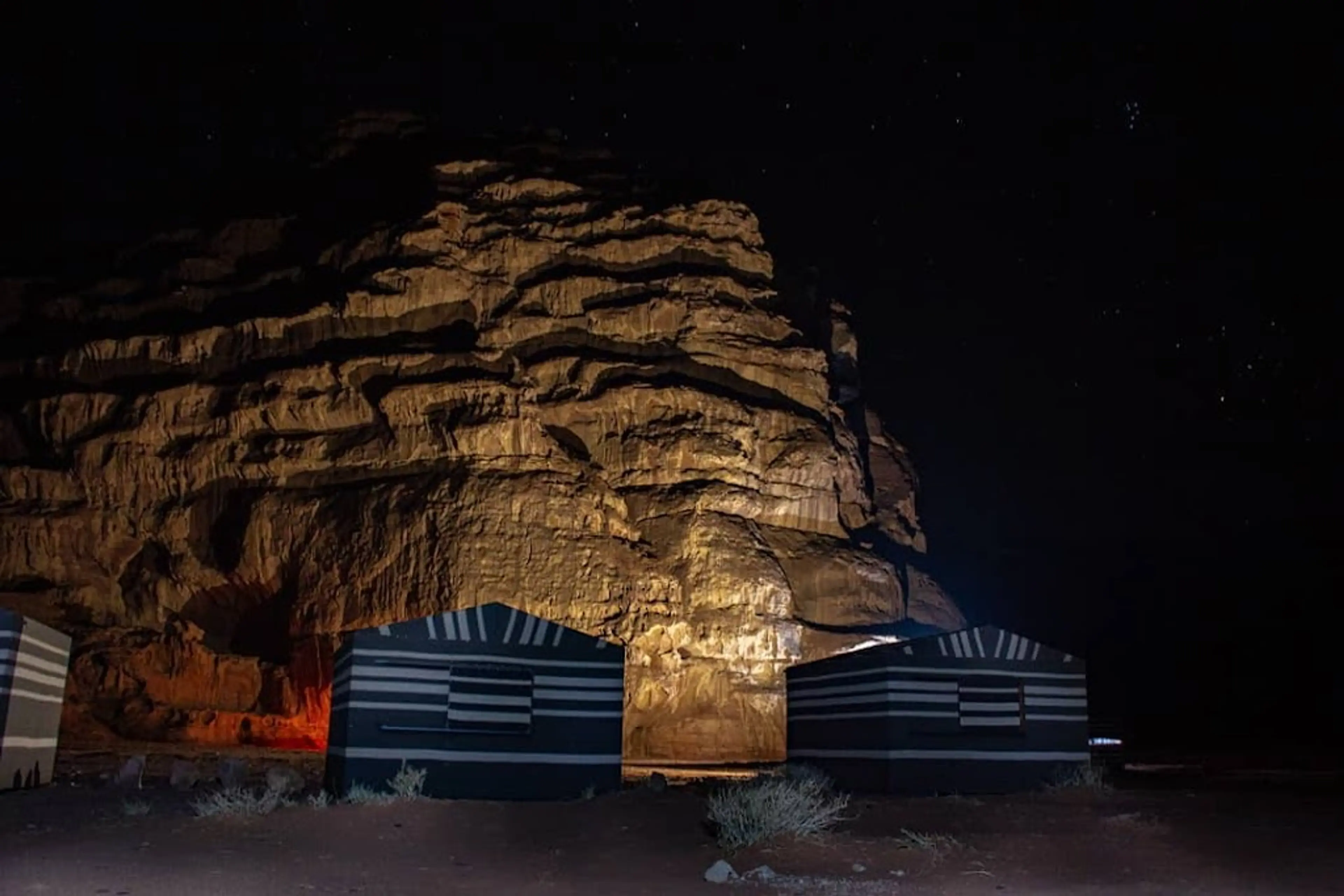 Bedouin dinner under the stars