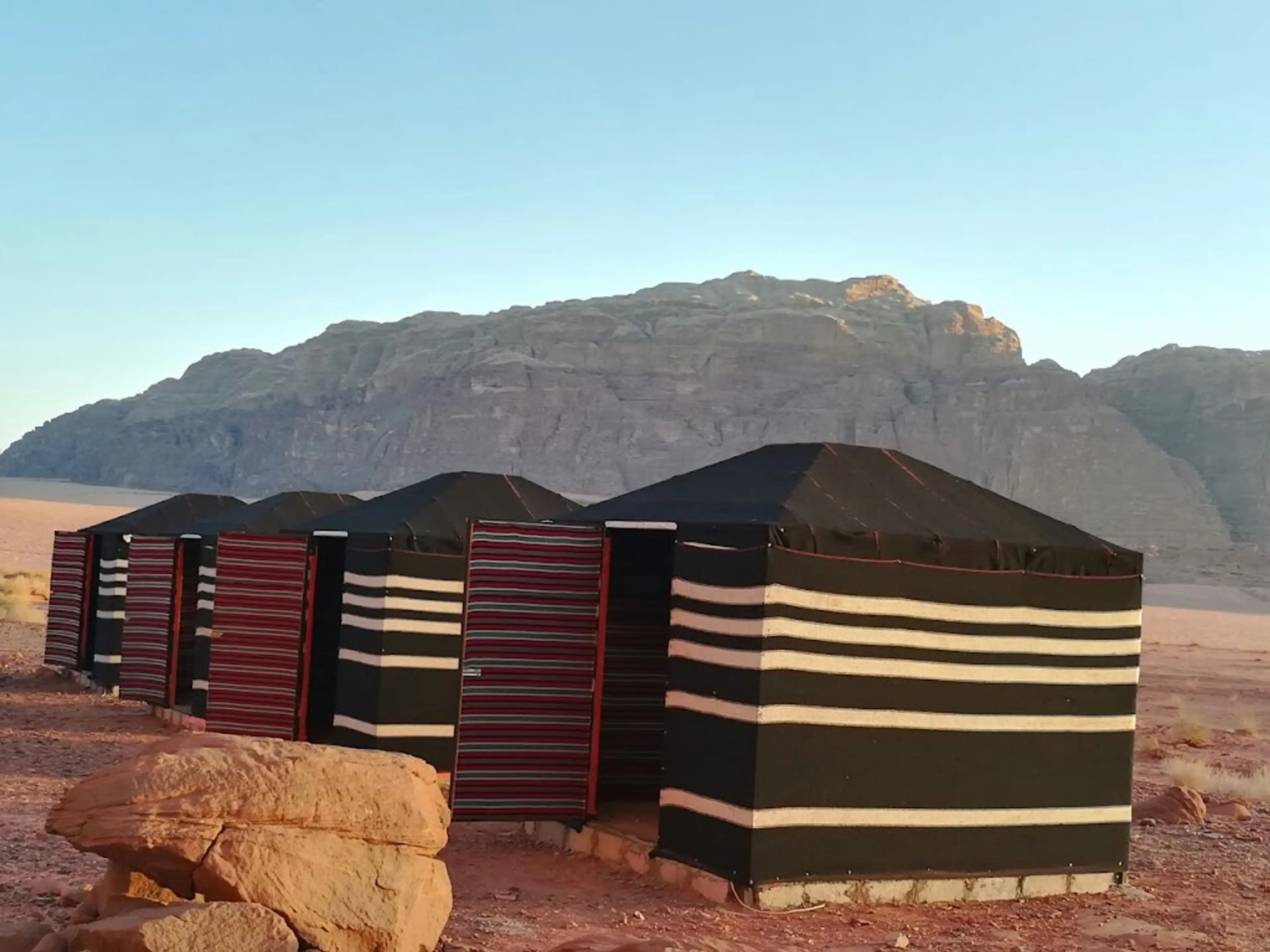 Night under the stars in a Bedouin camp