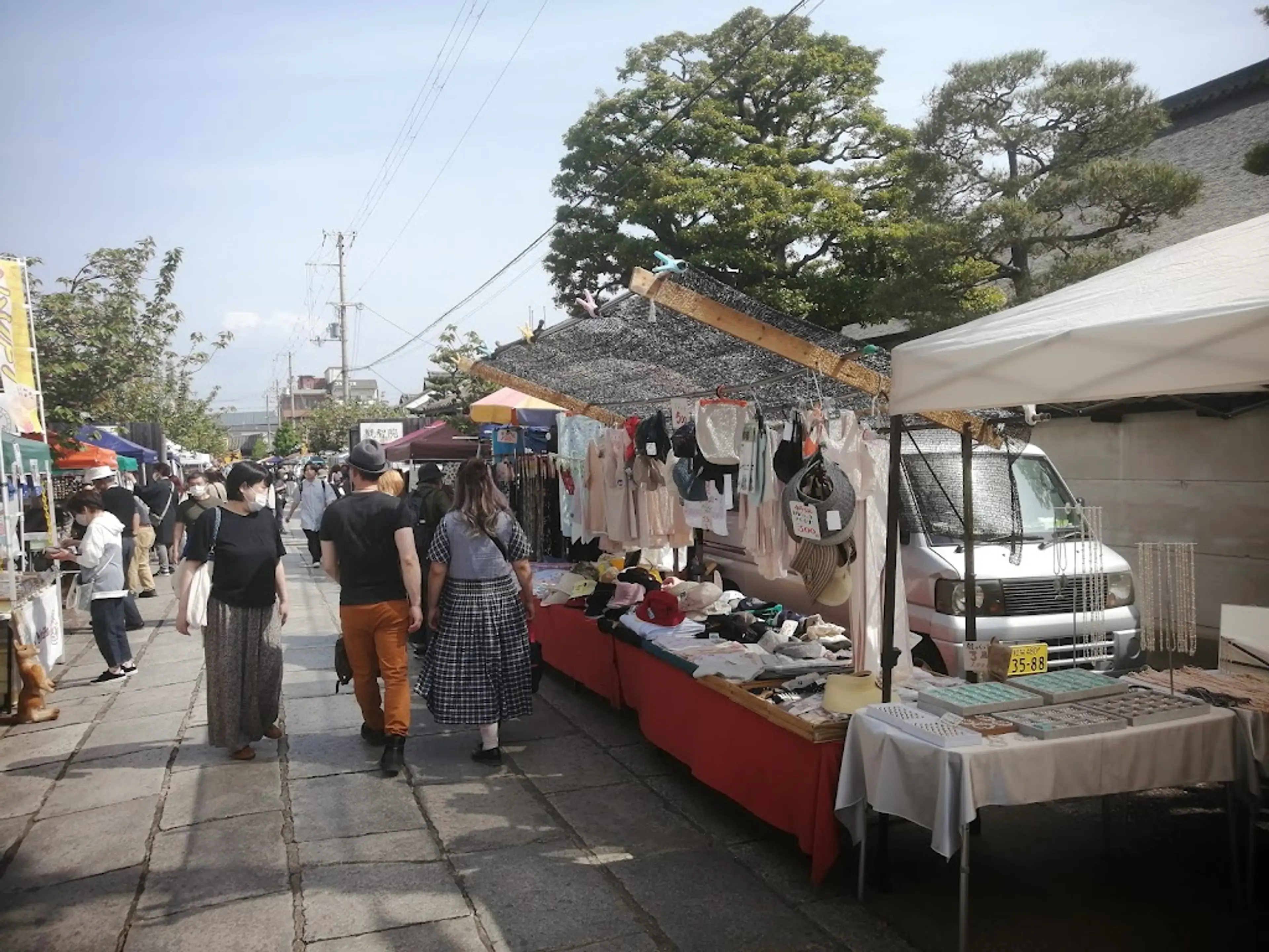 Toji Temple's monthly flea market