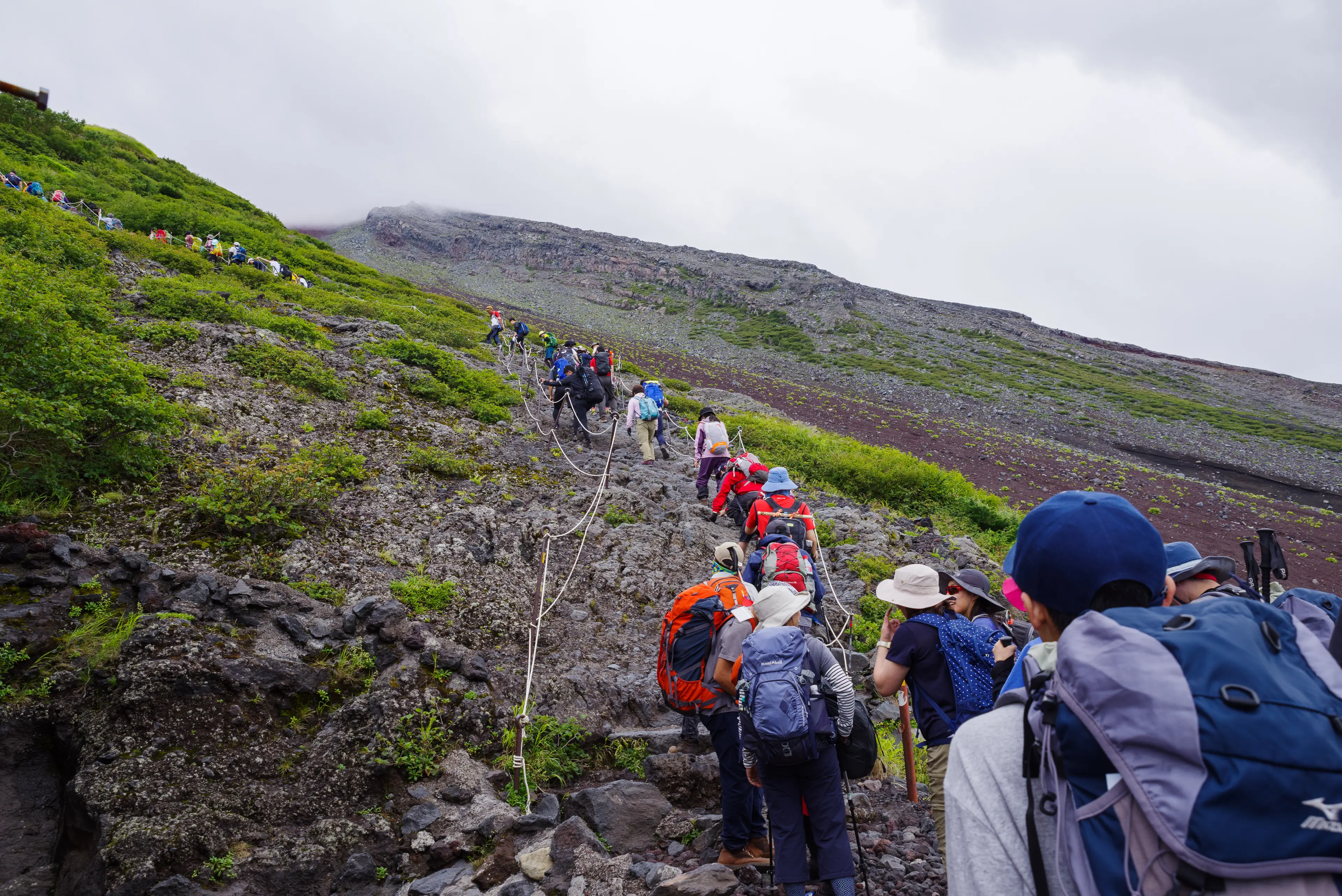 Climbing Mount Fuji