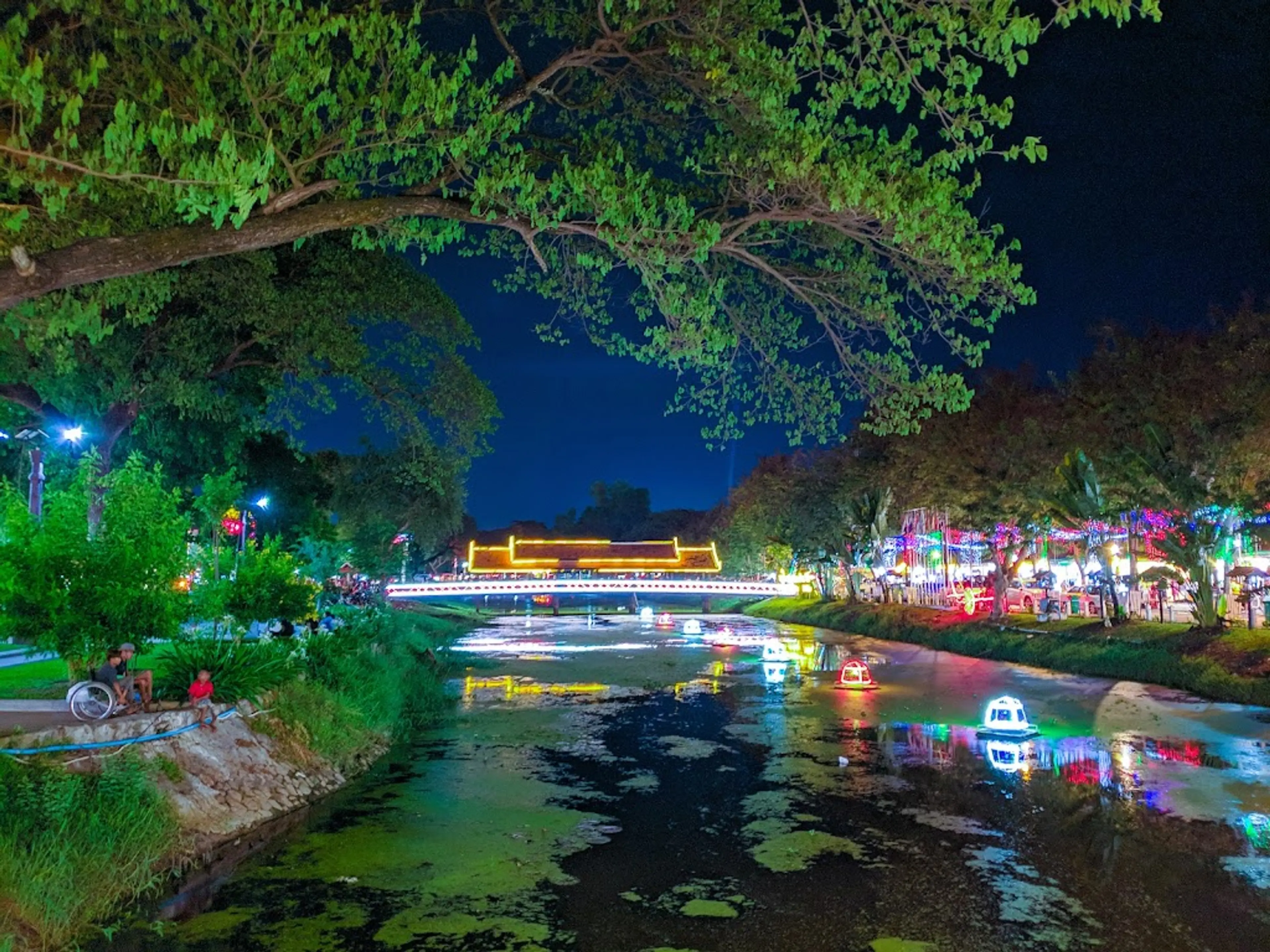 Local night market