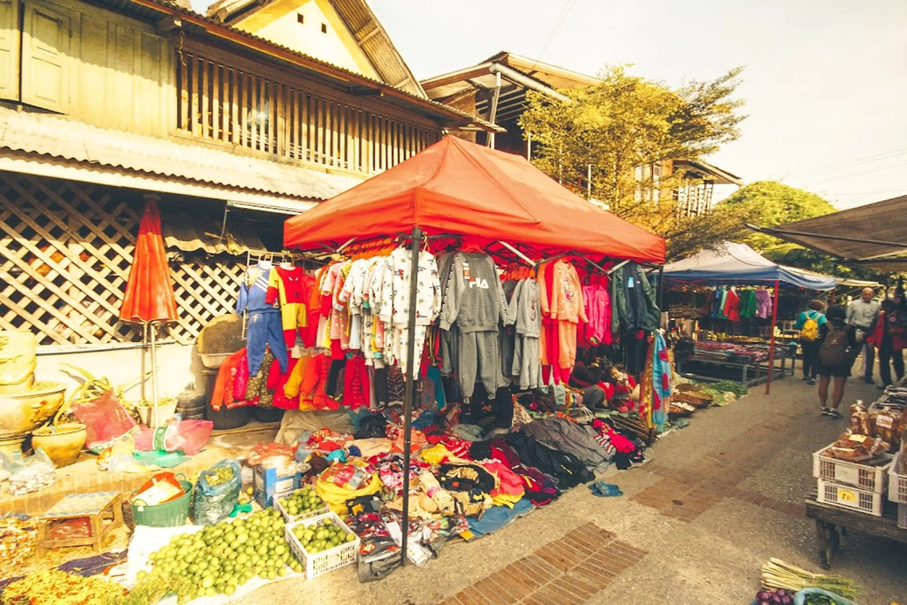 Morning Market in Luang Prabang