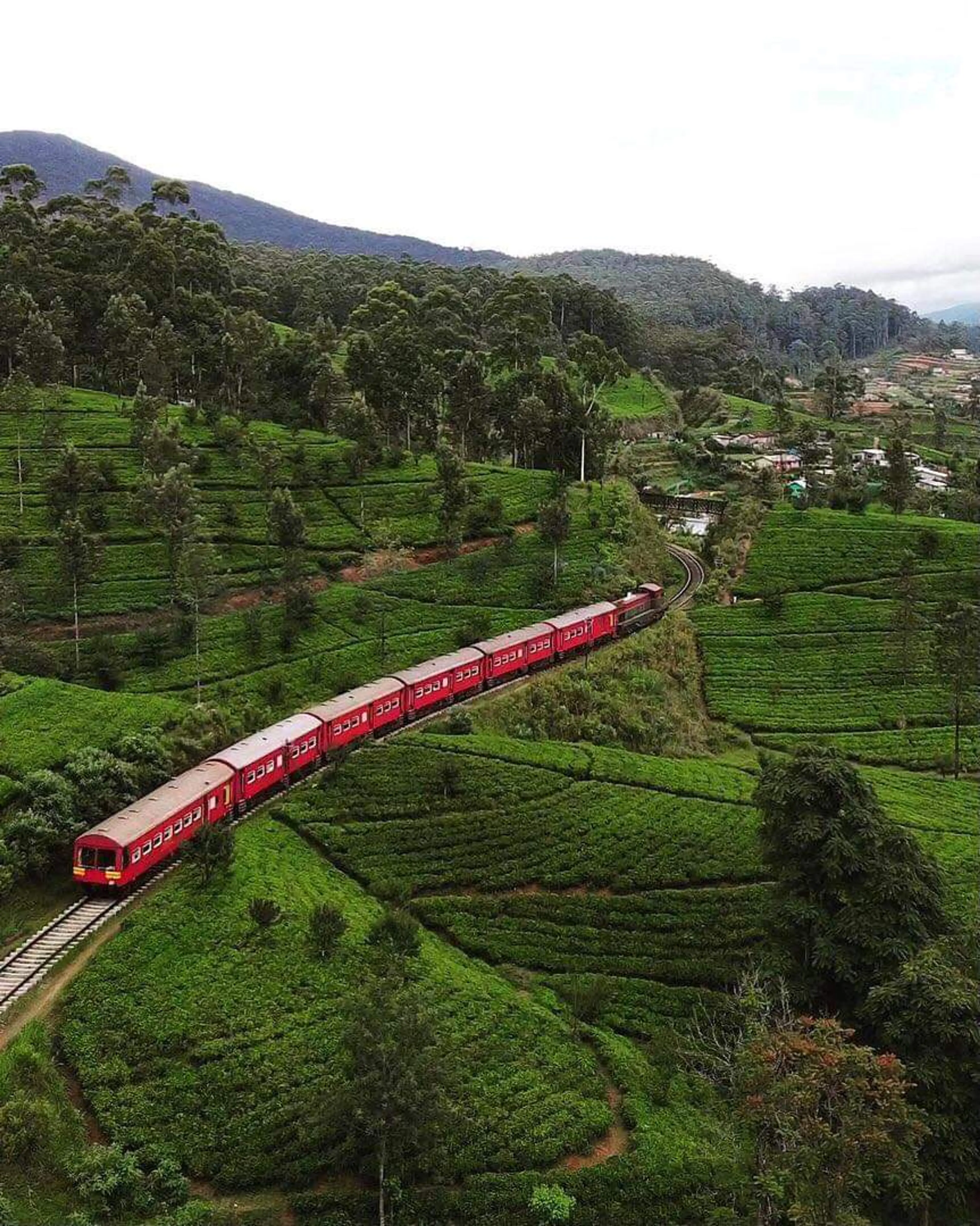 Train ride to Nuwara Eliya