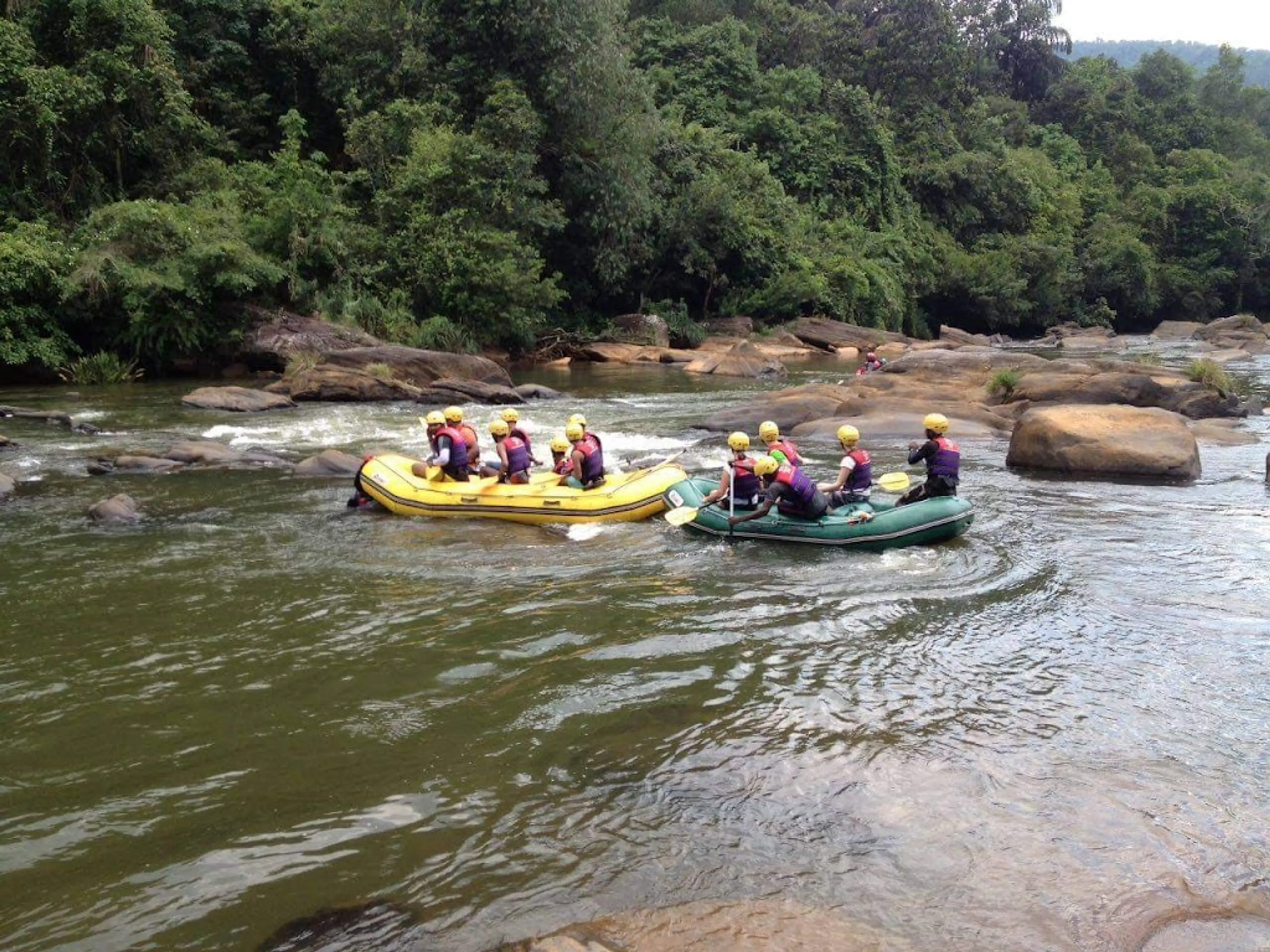 White-water rafting in Kitulgala