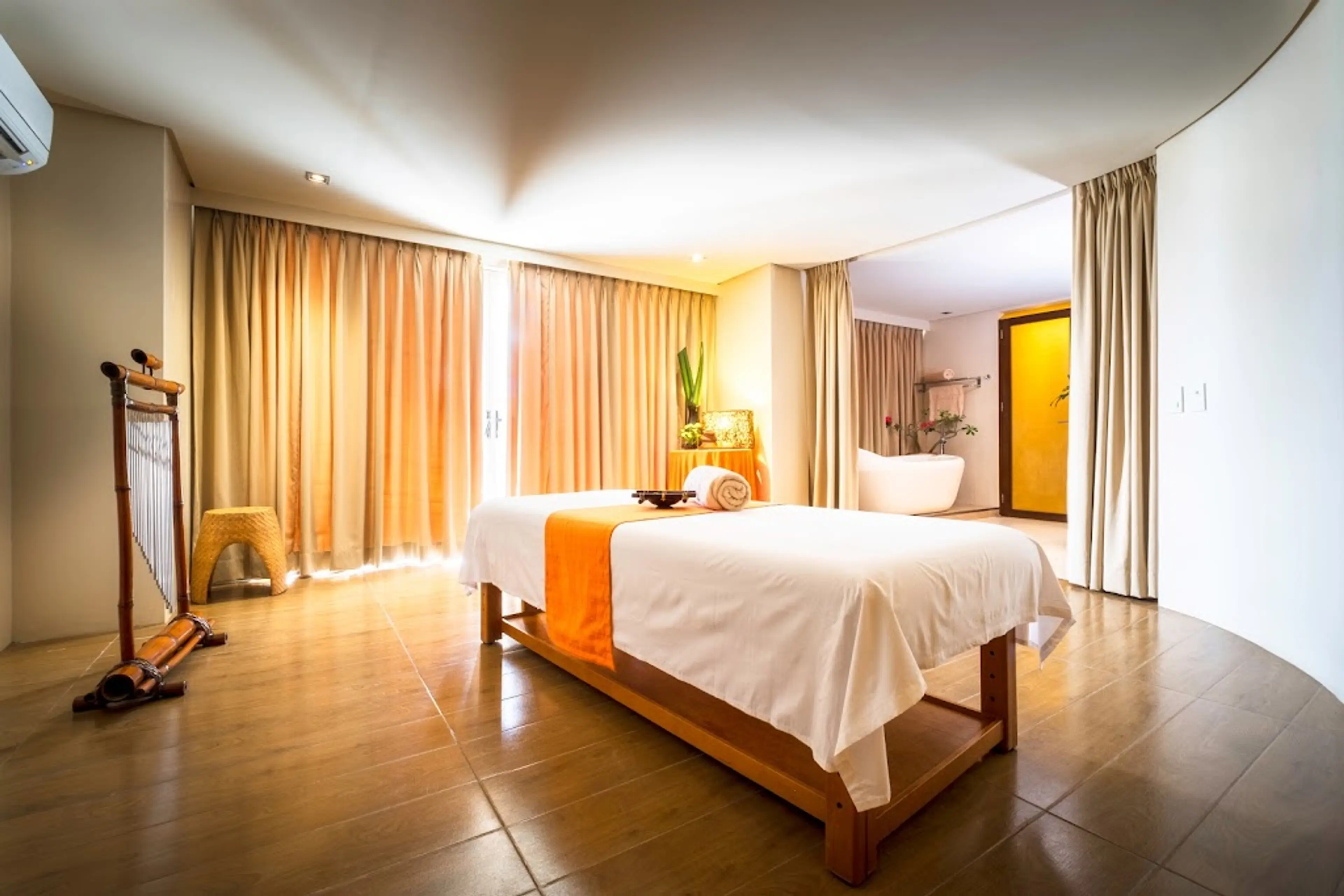 Beachfront massage