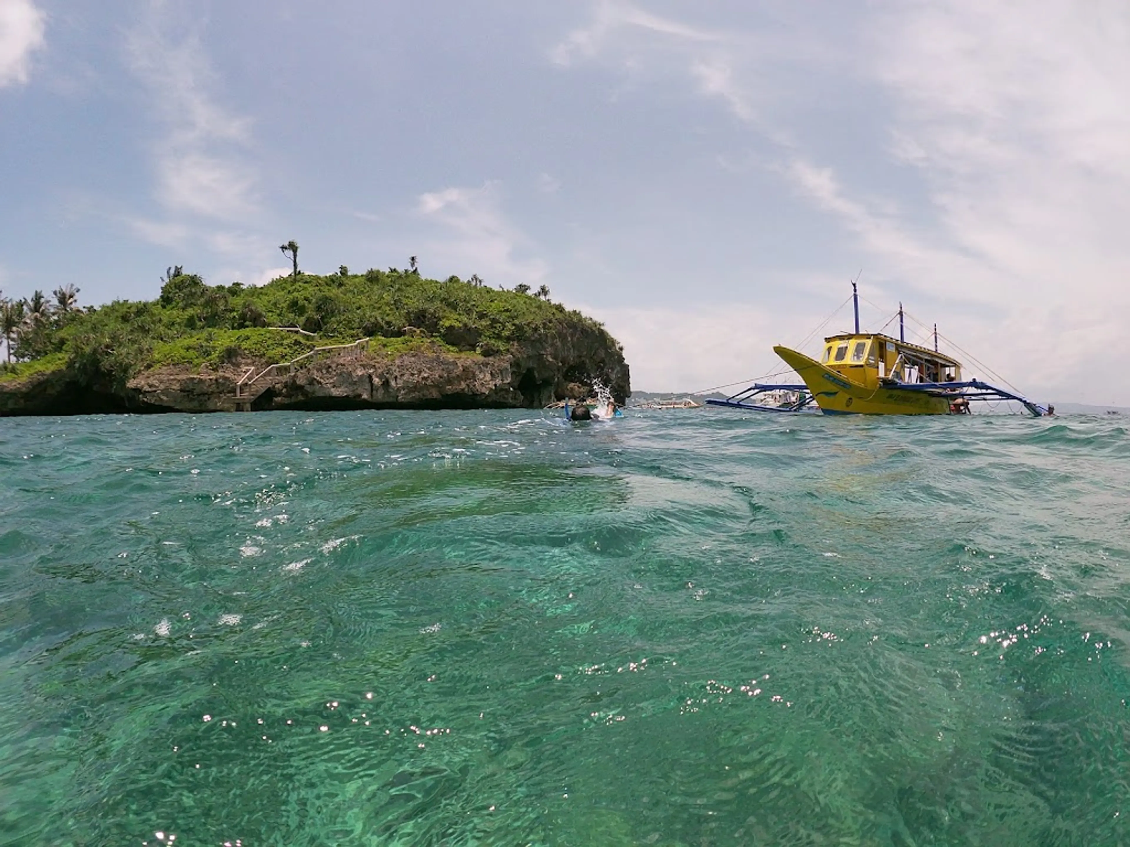 Boat tour around the island