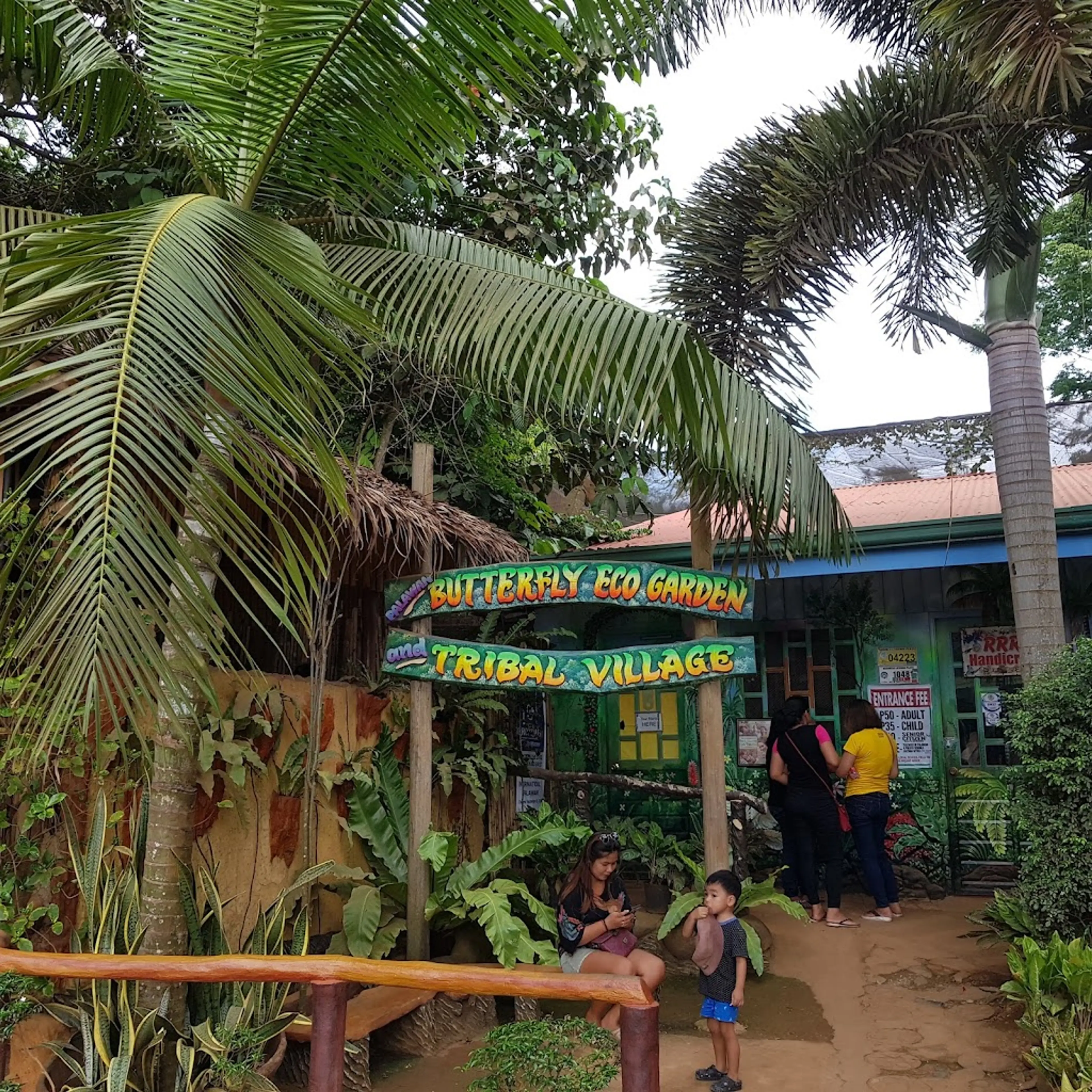 Butterfly Garden and Tribal Village