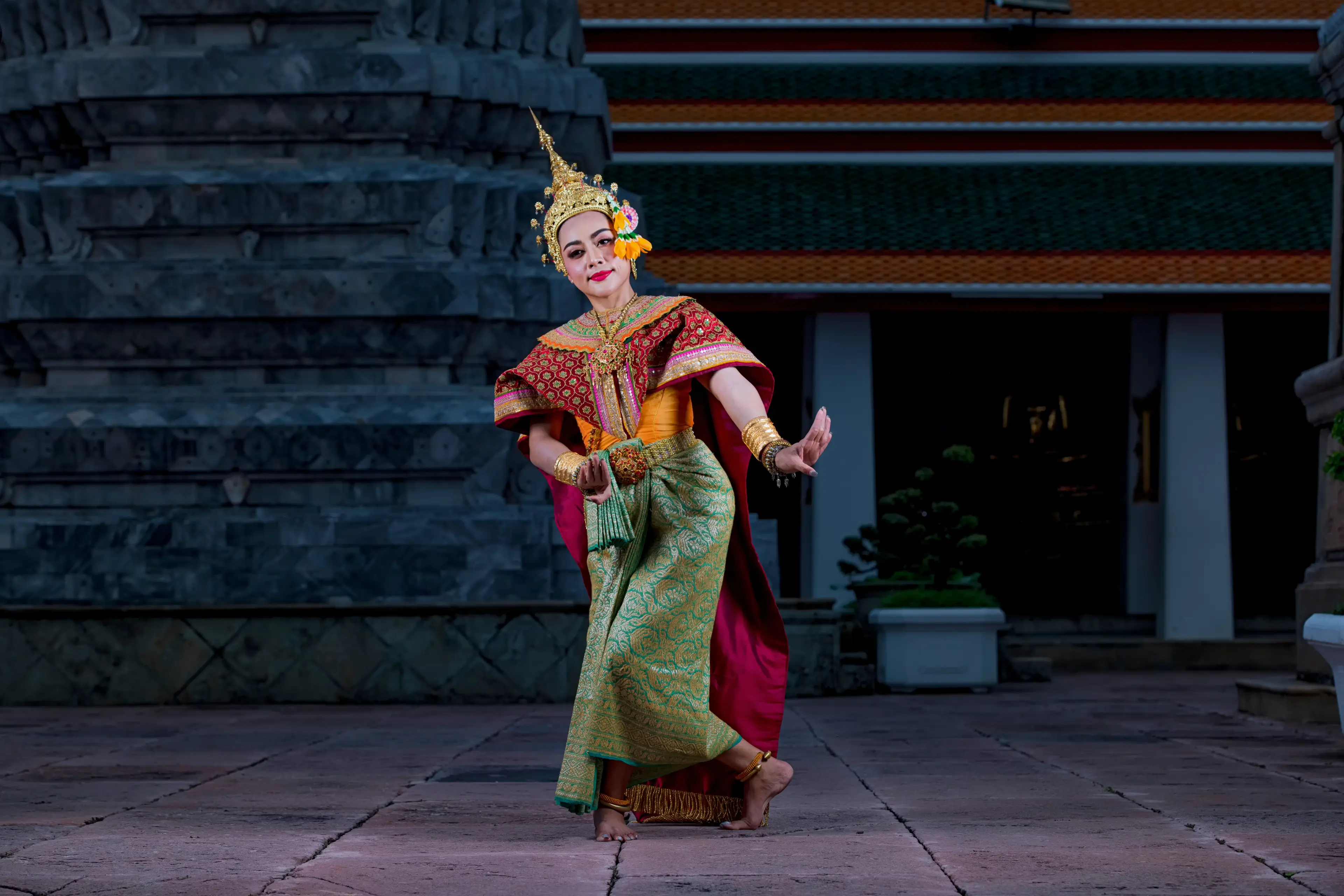 Traditional Thai dance performance