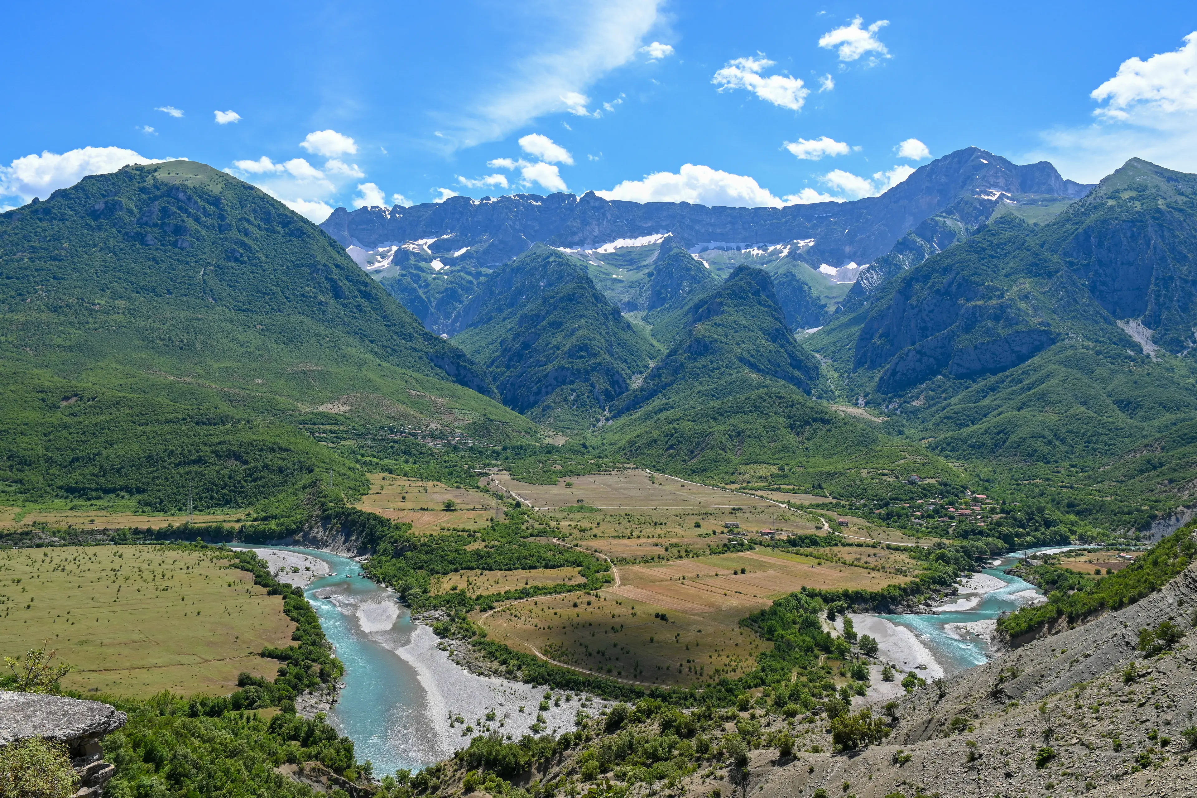 Hiking in the Nemercka Mountains