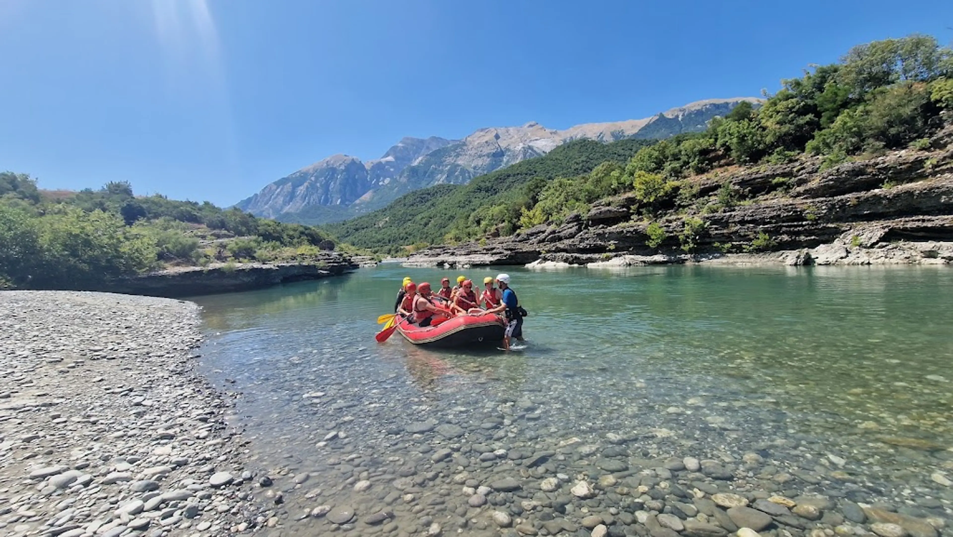 Rafting on the Vjosa River