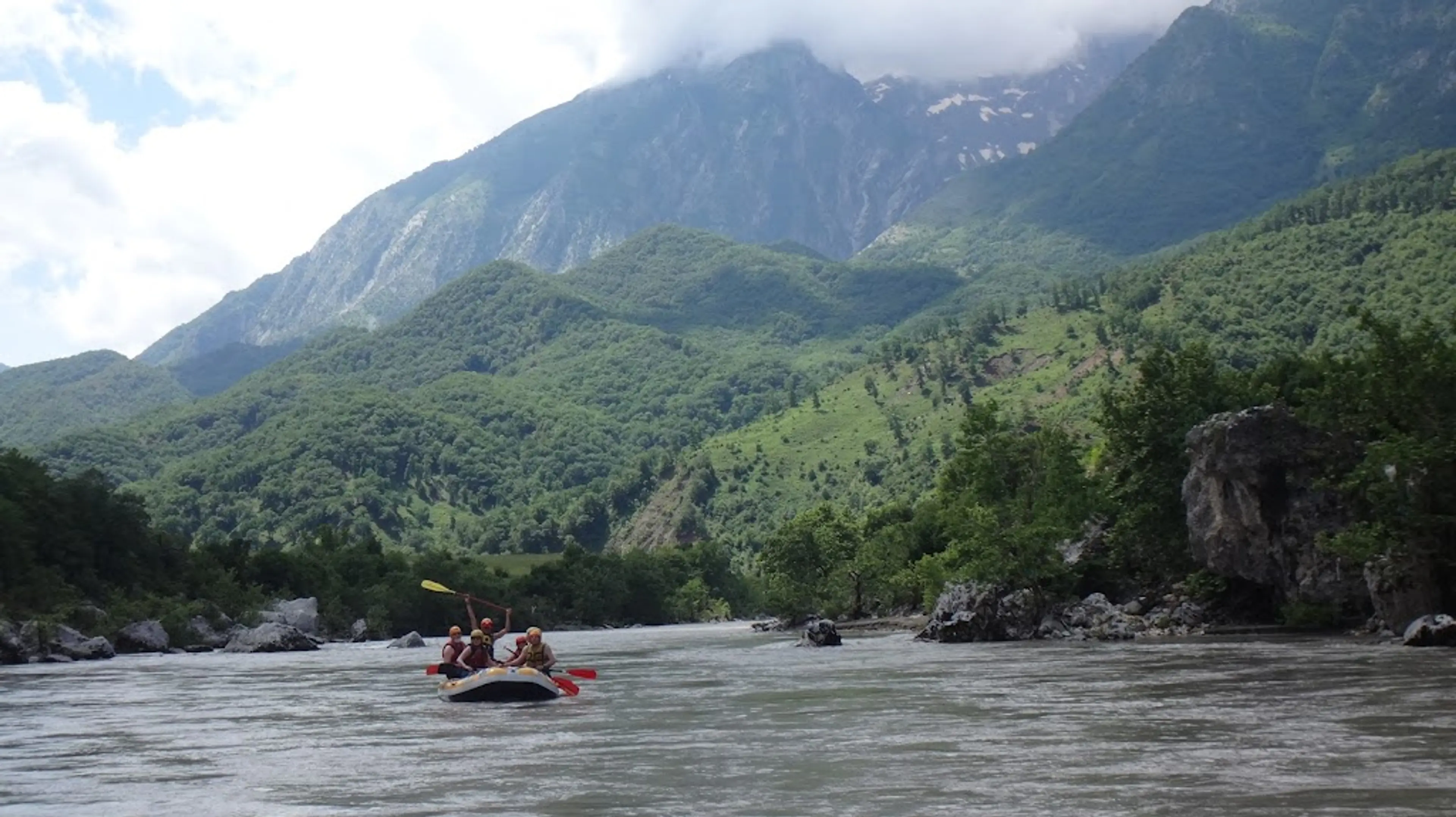 Rafting on Vjosa River