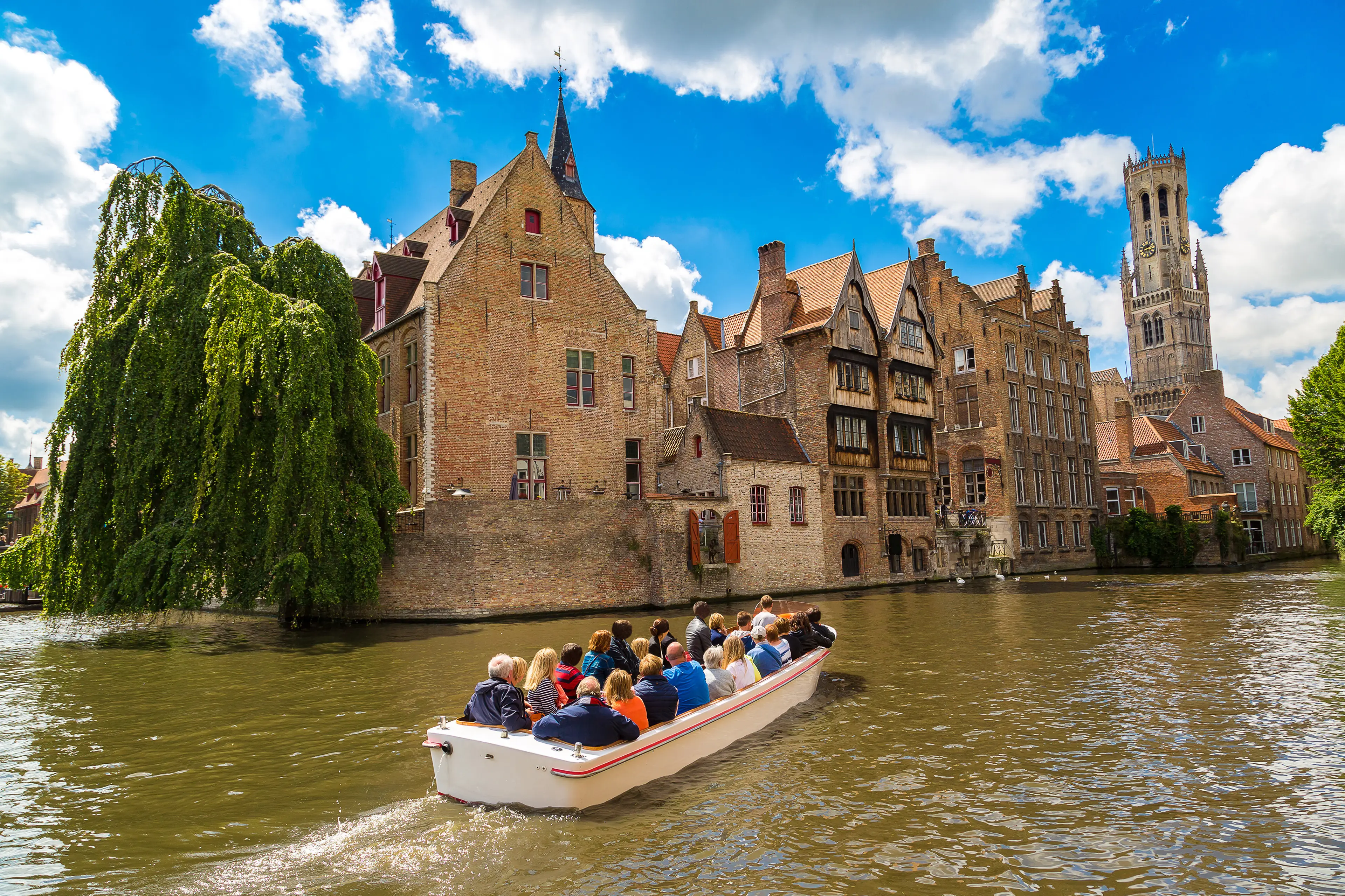 Boat tour on the canals