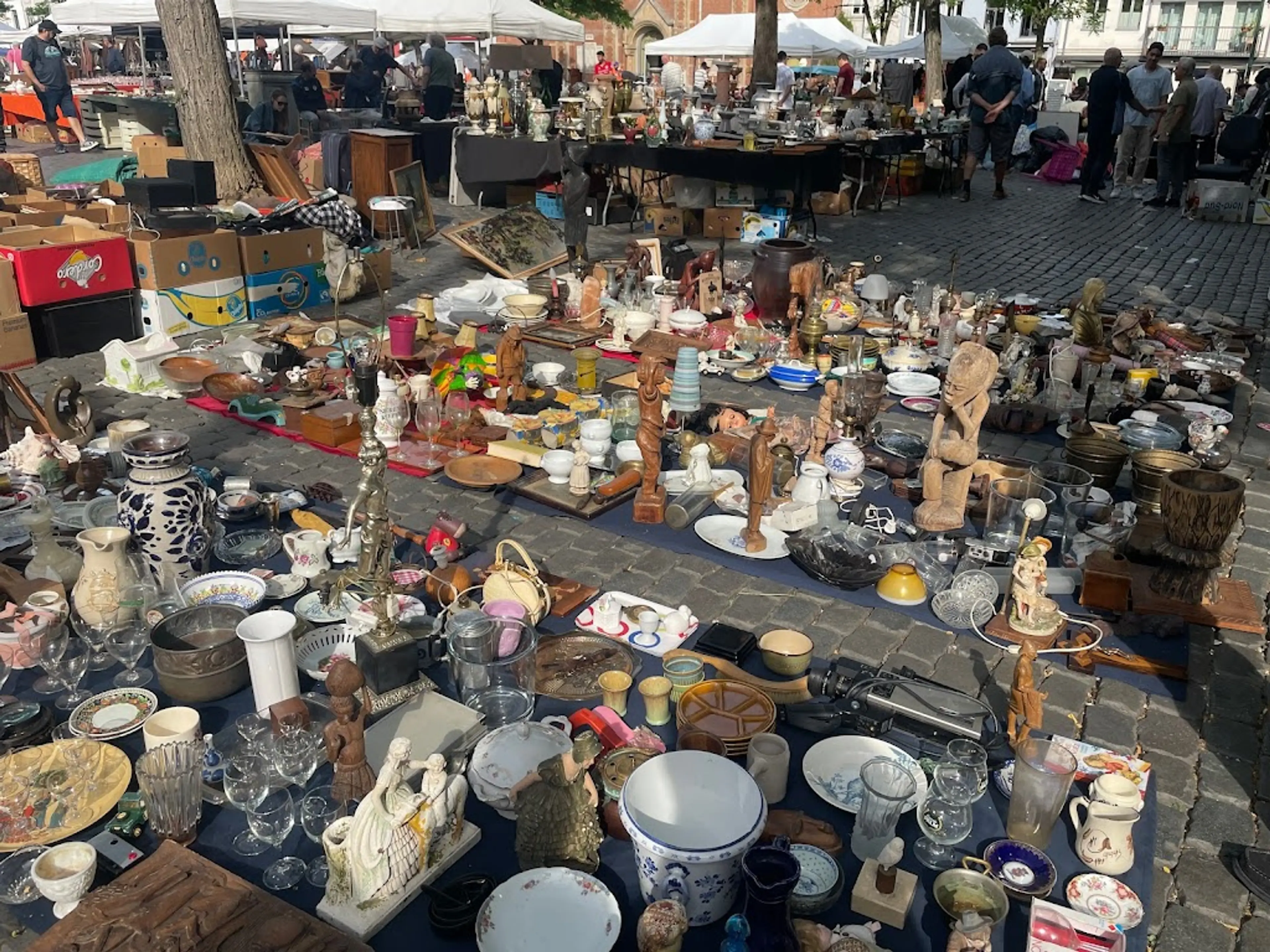 Flea market in Marolles