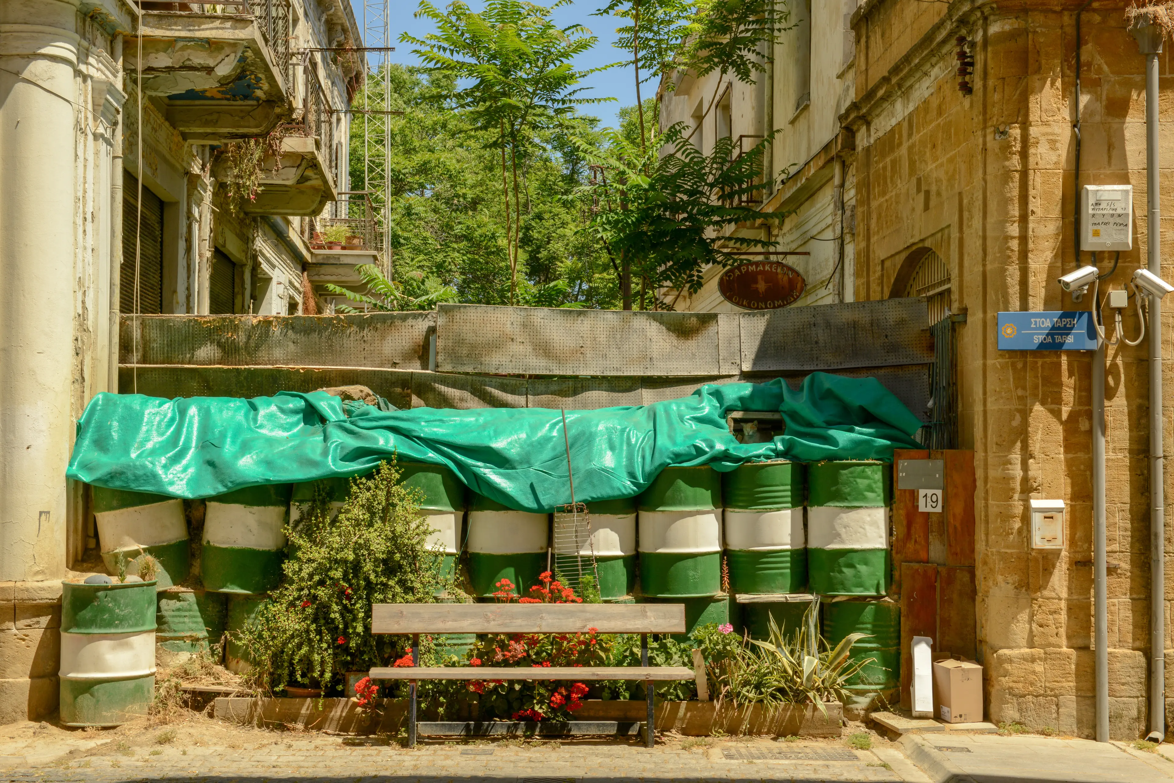 Nicosia's green line area