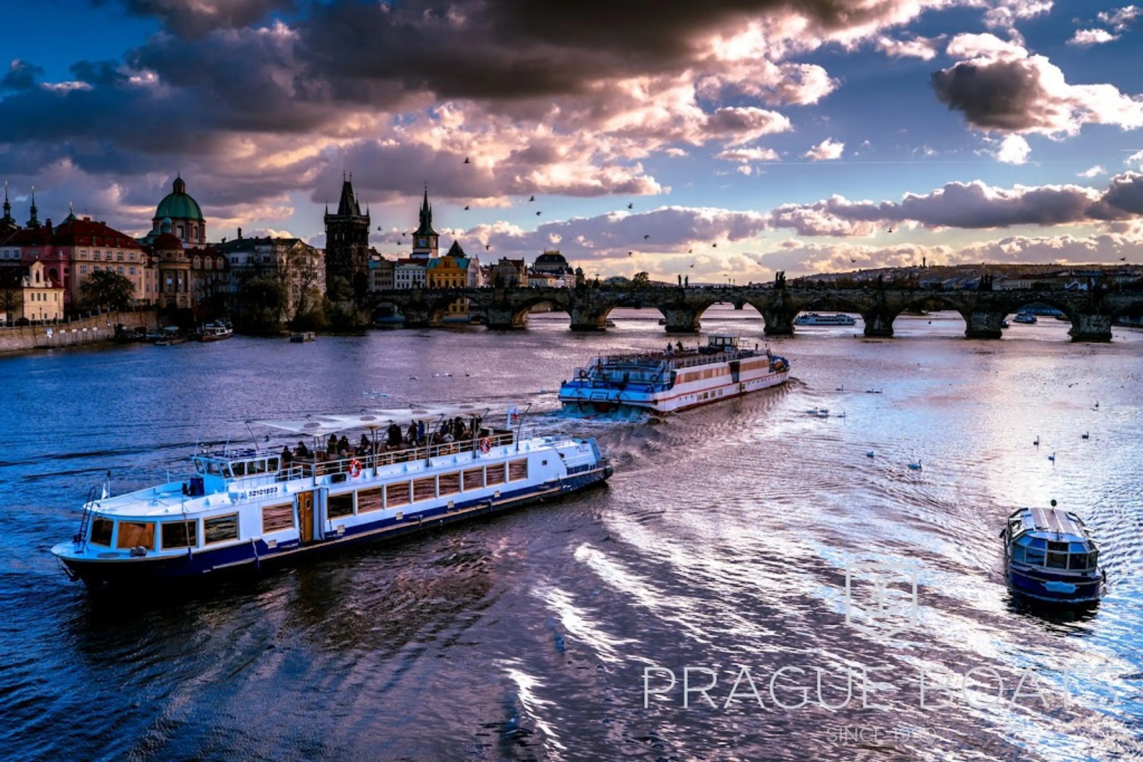 Prague Christmas Boat