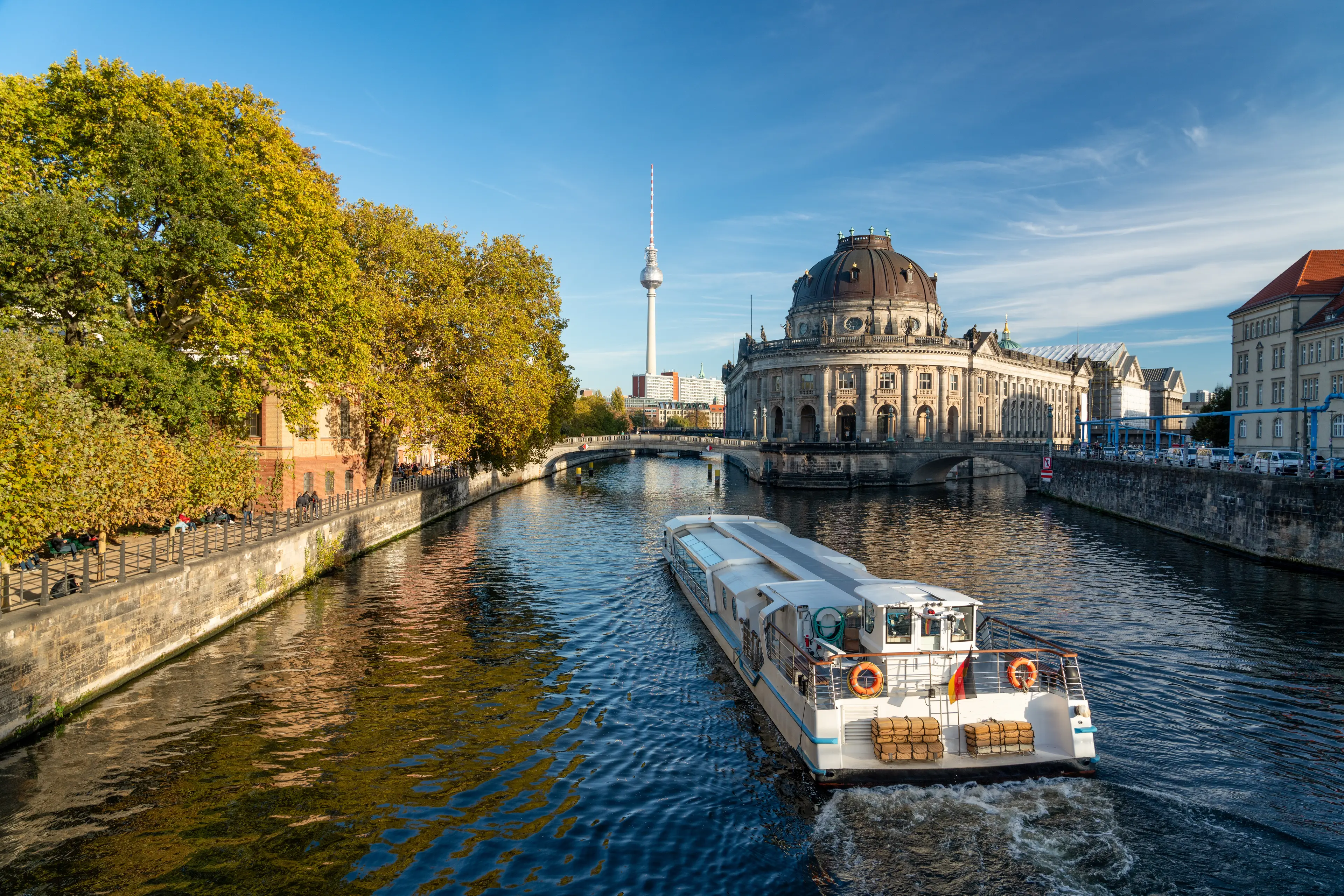 Boat tour on the Spree River