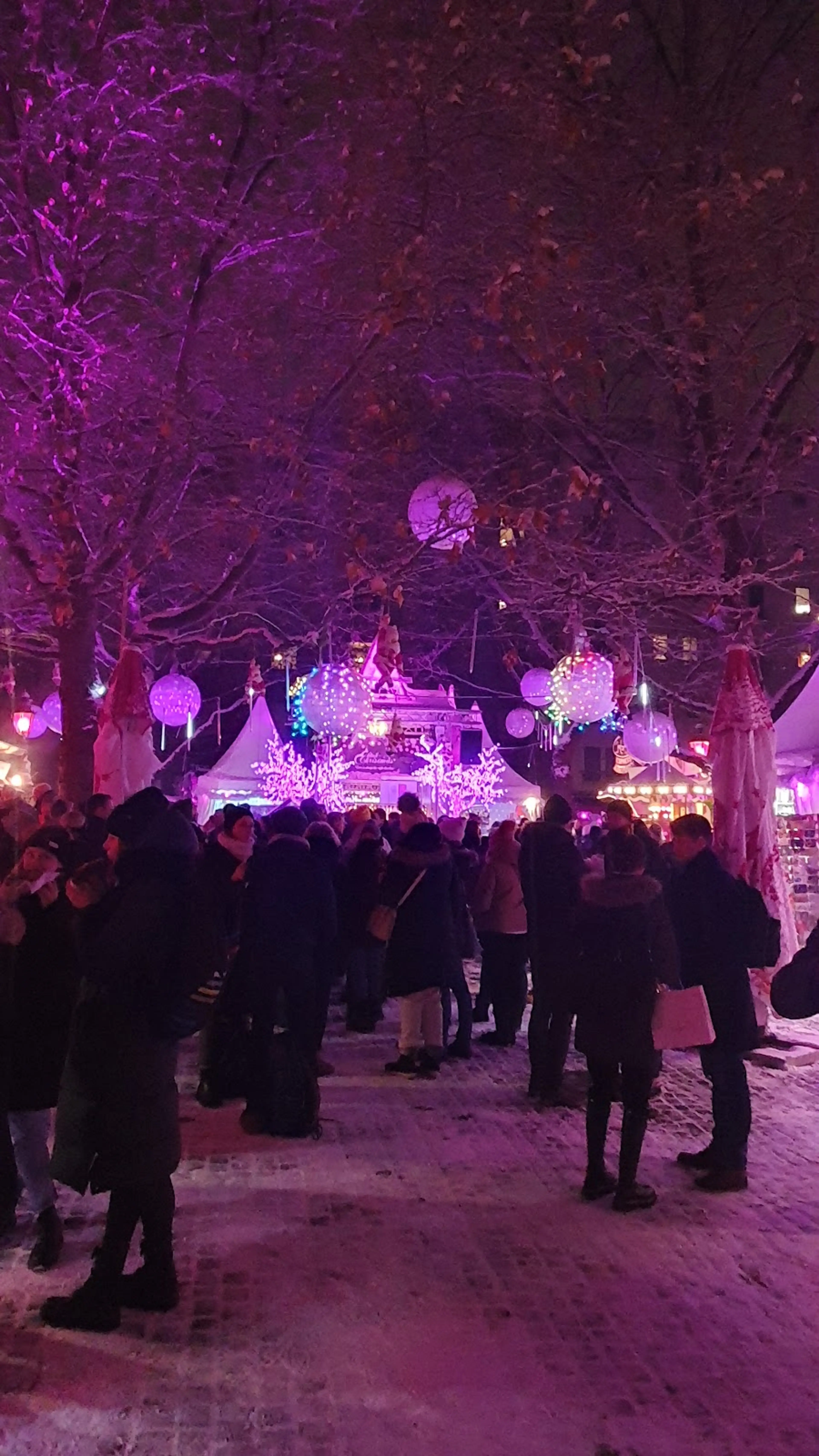 Munich Christmas Market at the Chinese Tower