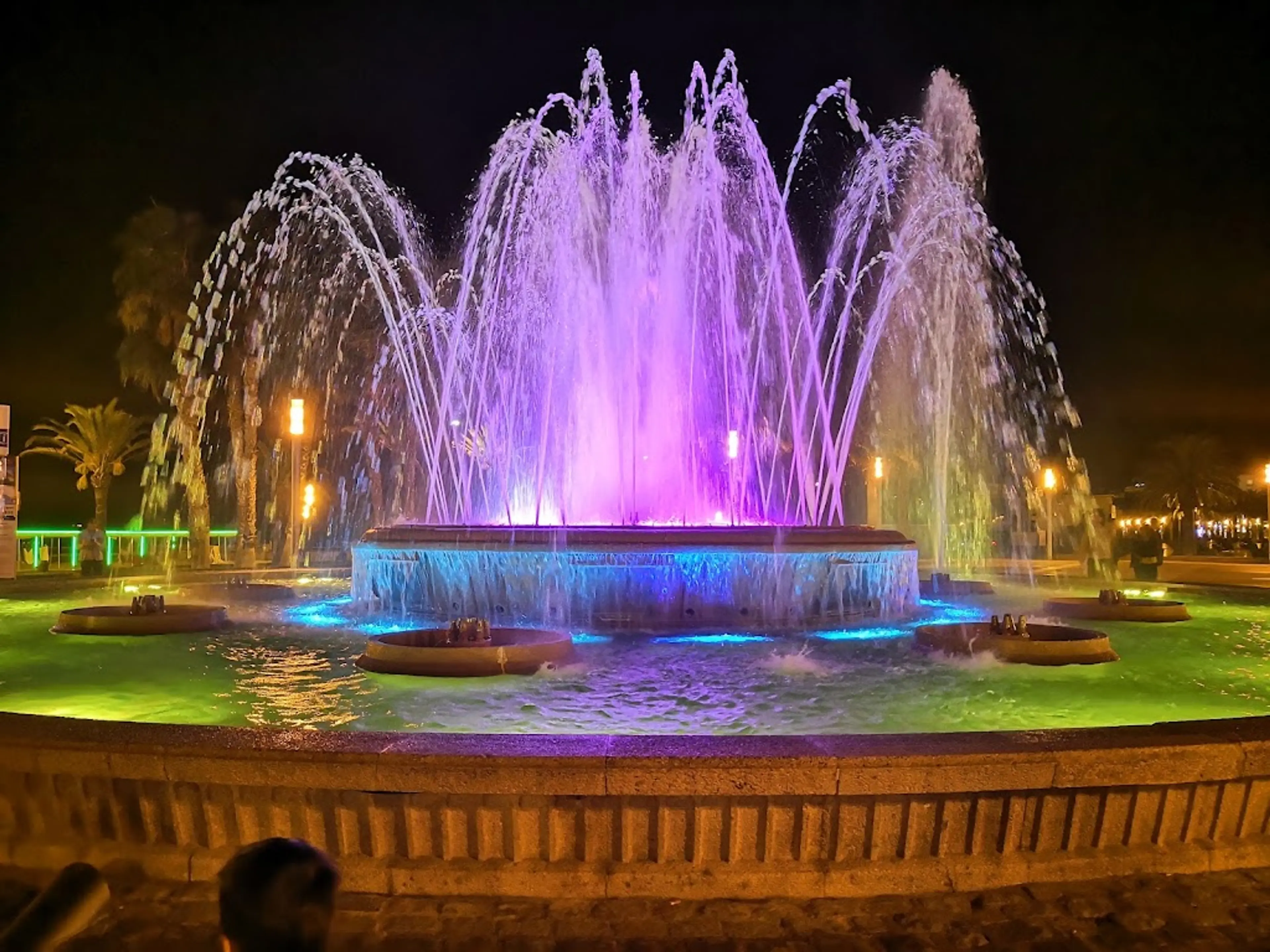 Illuminated Fountain