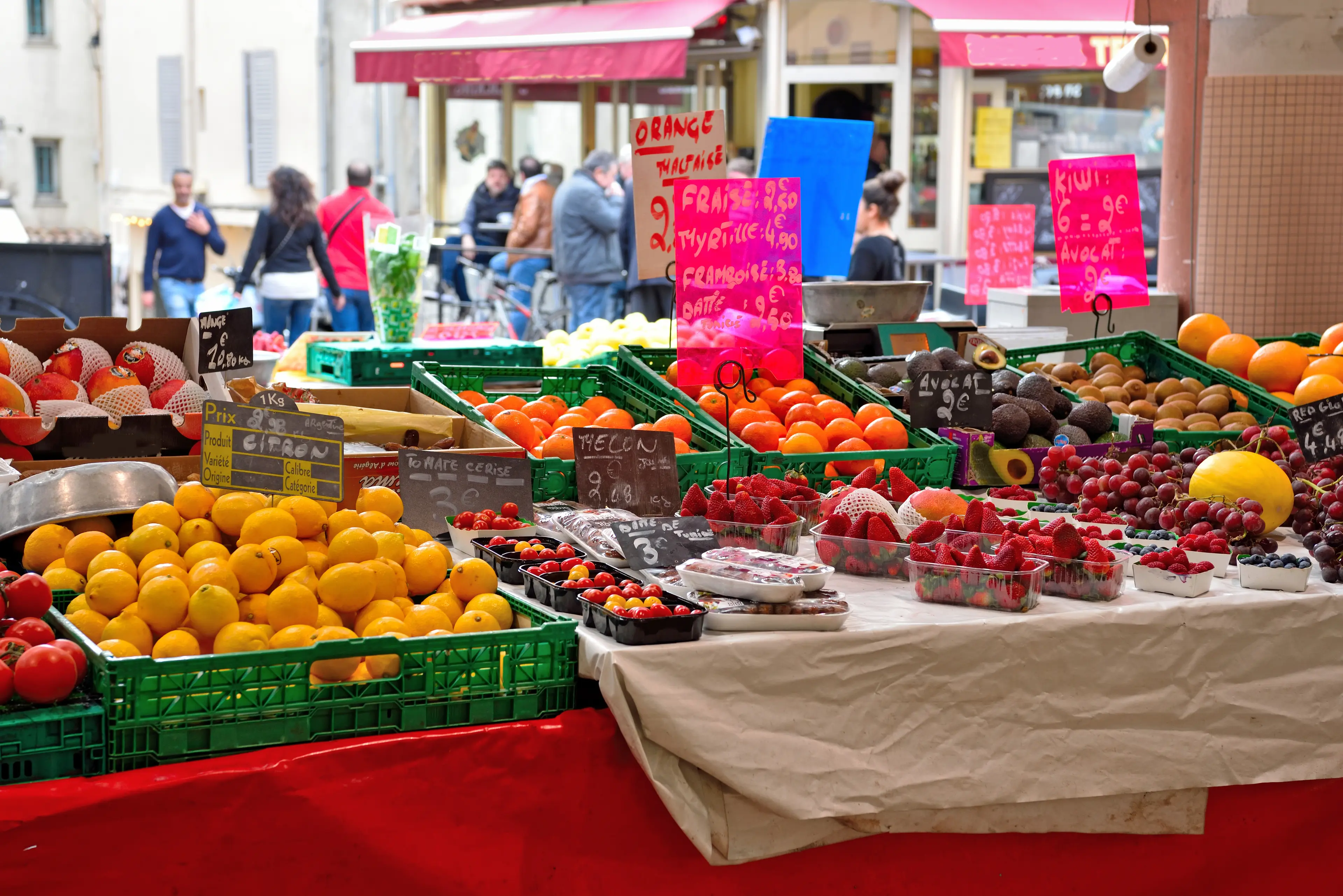 Local market in Nice