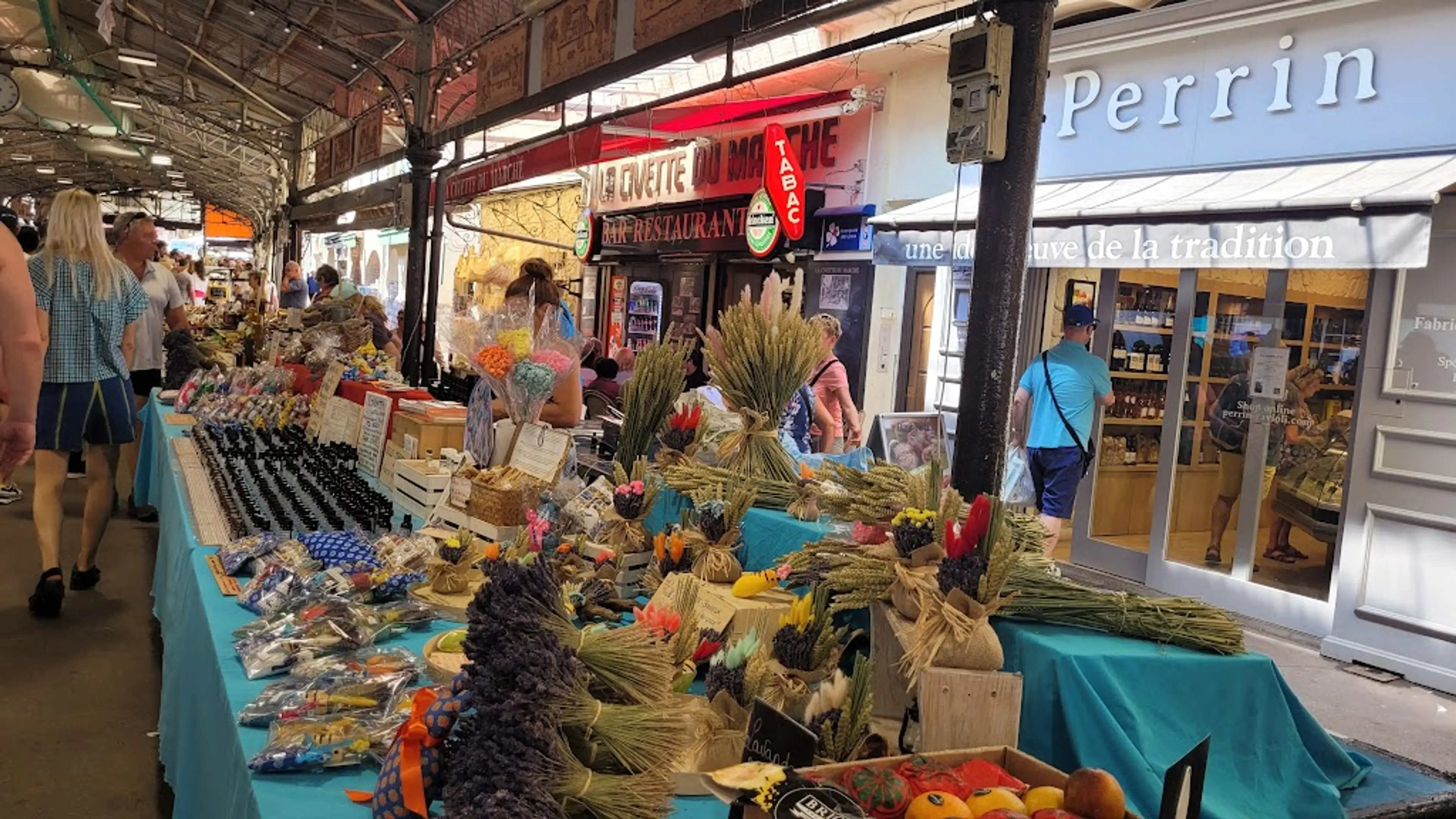 Local market in Antibes