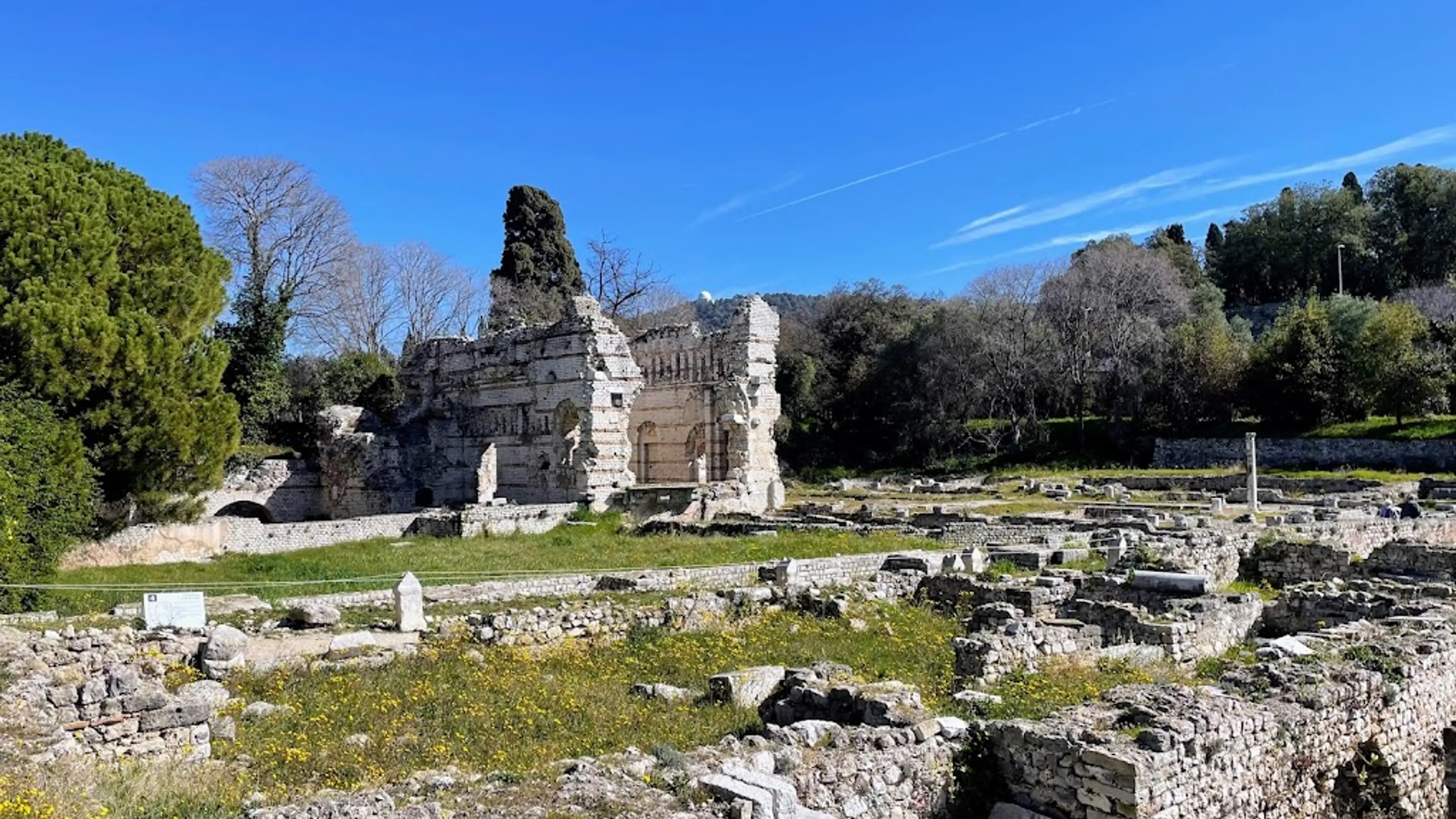 Roman ruins in Cimiez