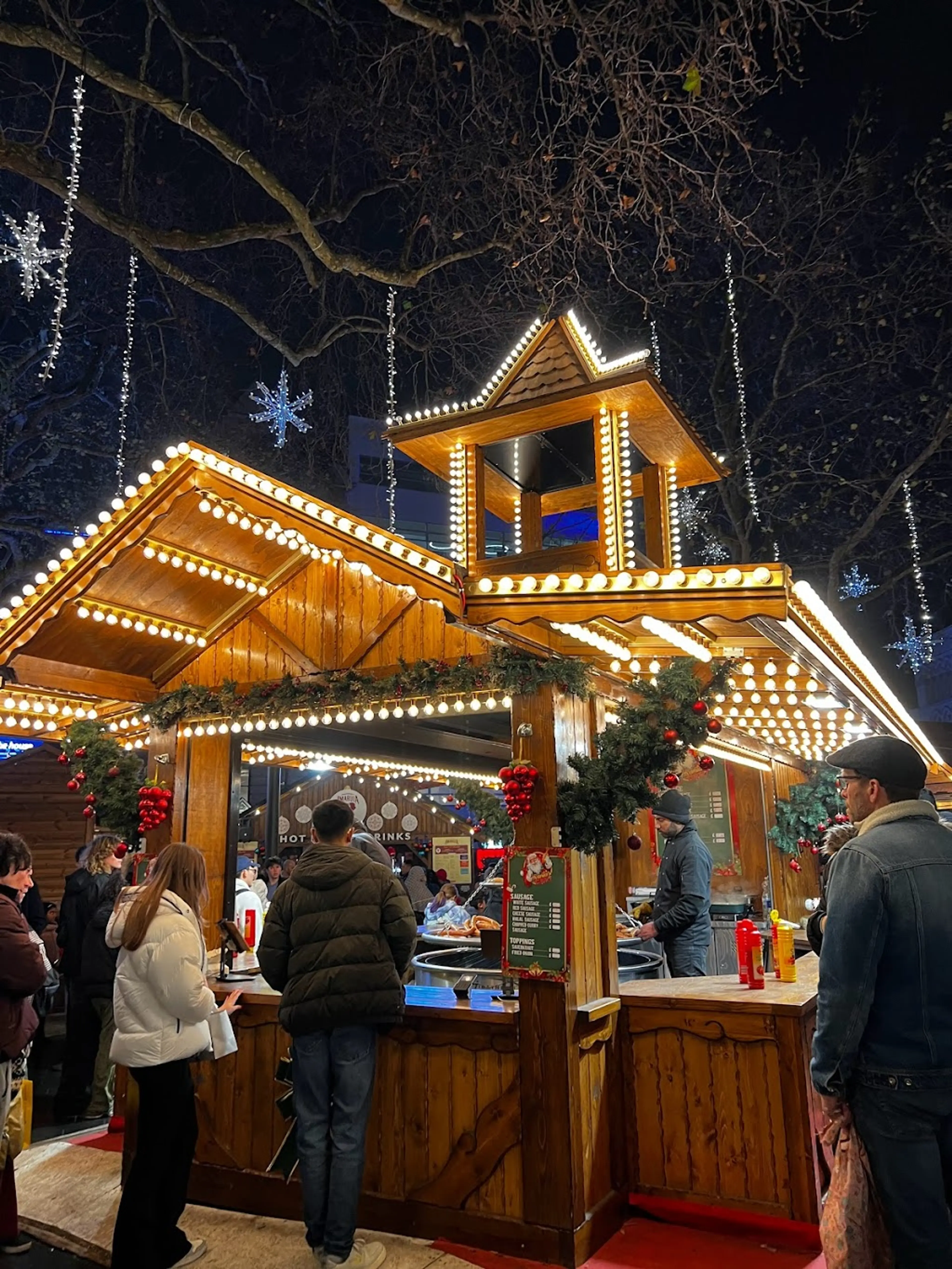 Christmas market at Leicester Square