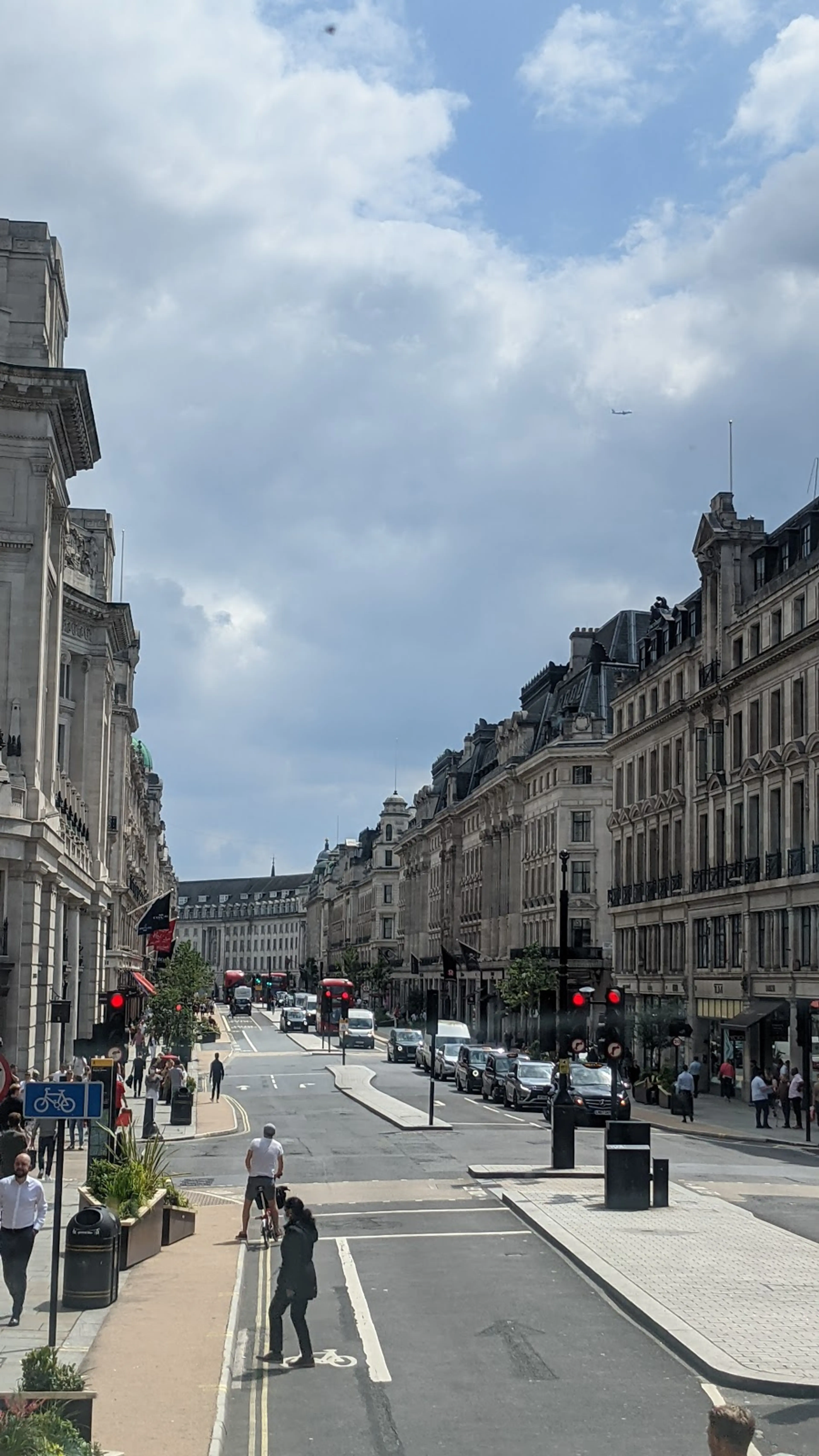 Oxford Street and Regent Street