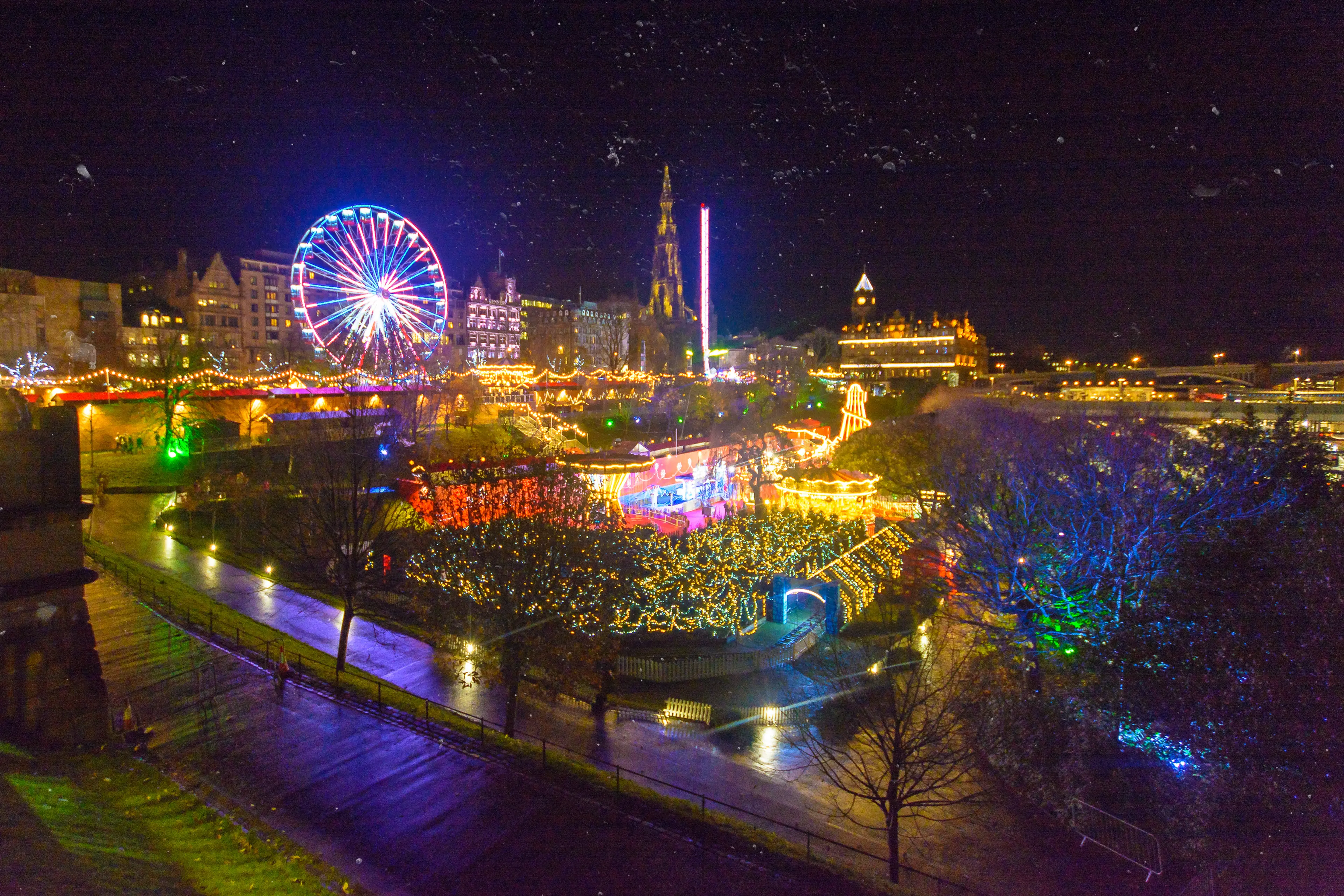 Christmas Market in Princes Street Gardens