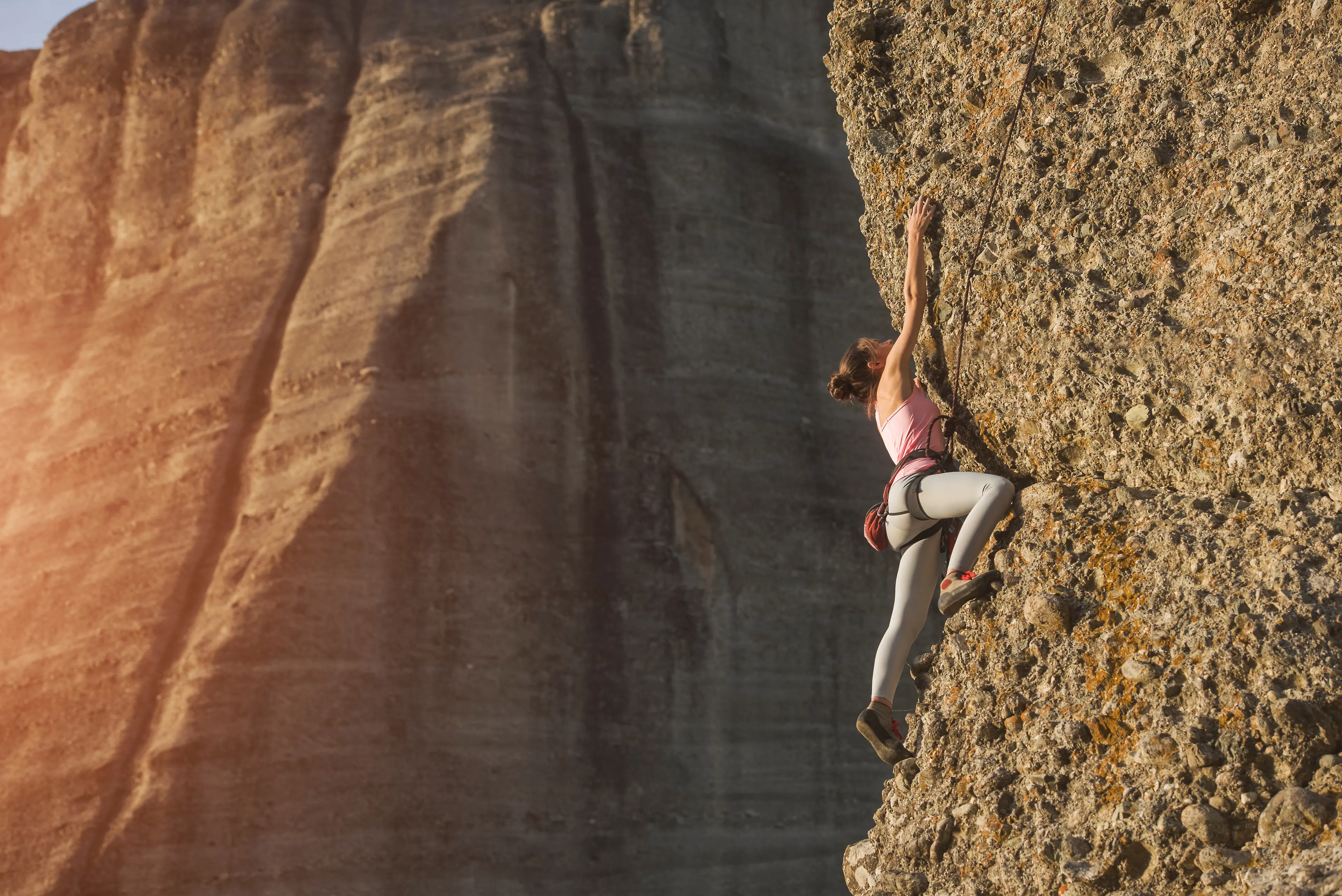 Rock climbing