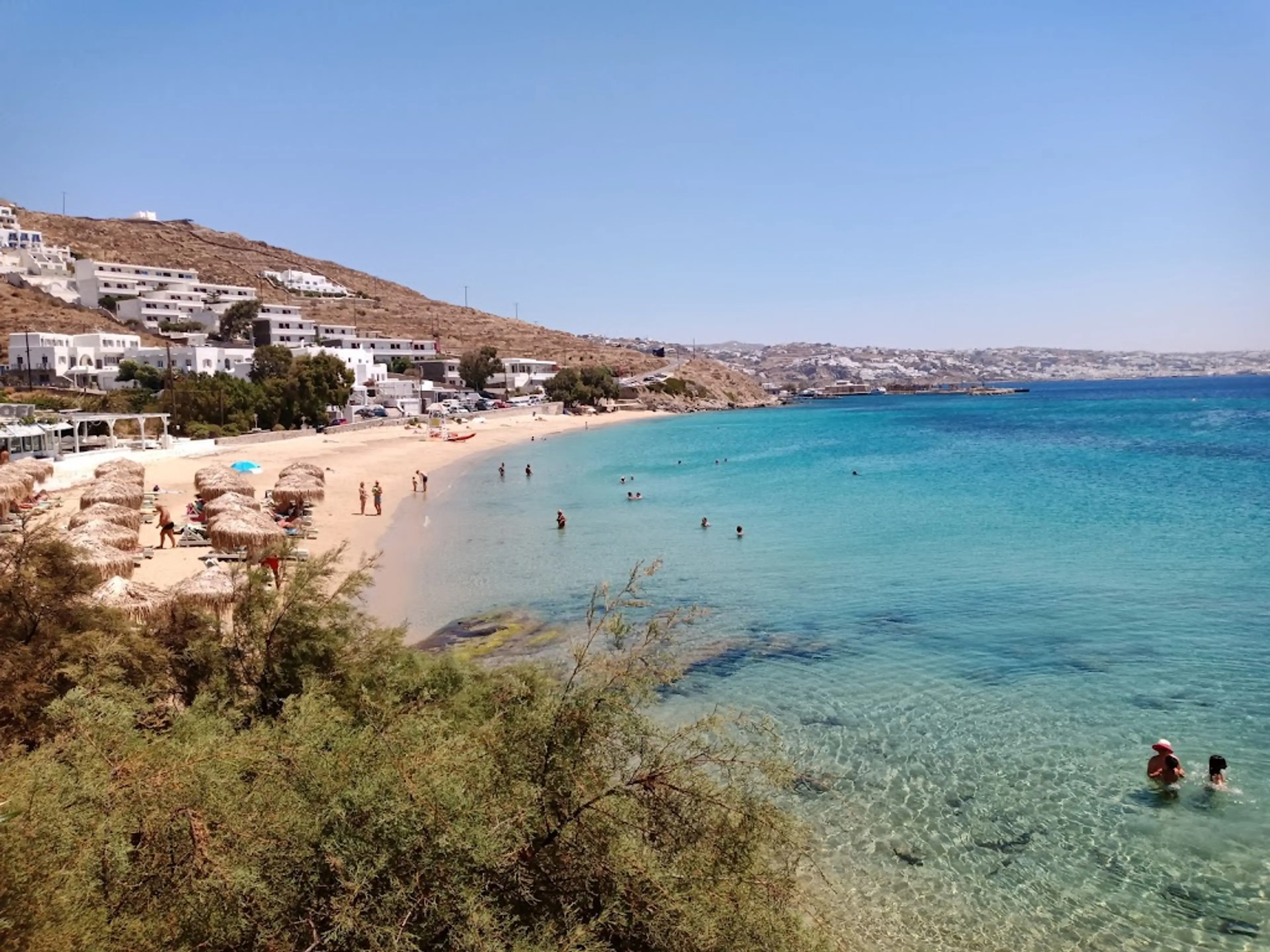 Mykonos' beautiful beaches