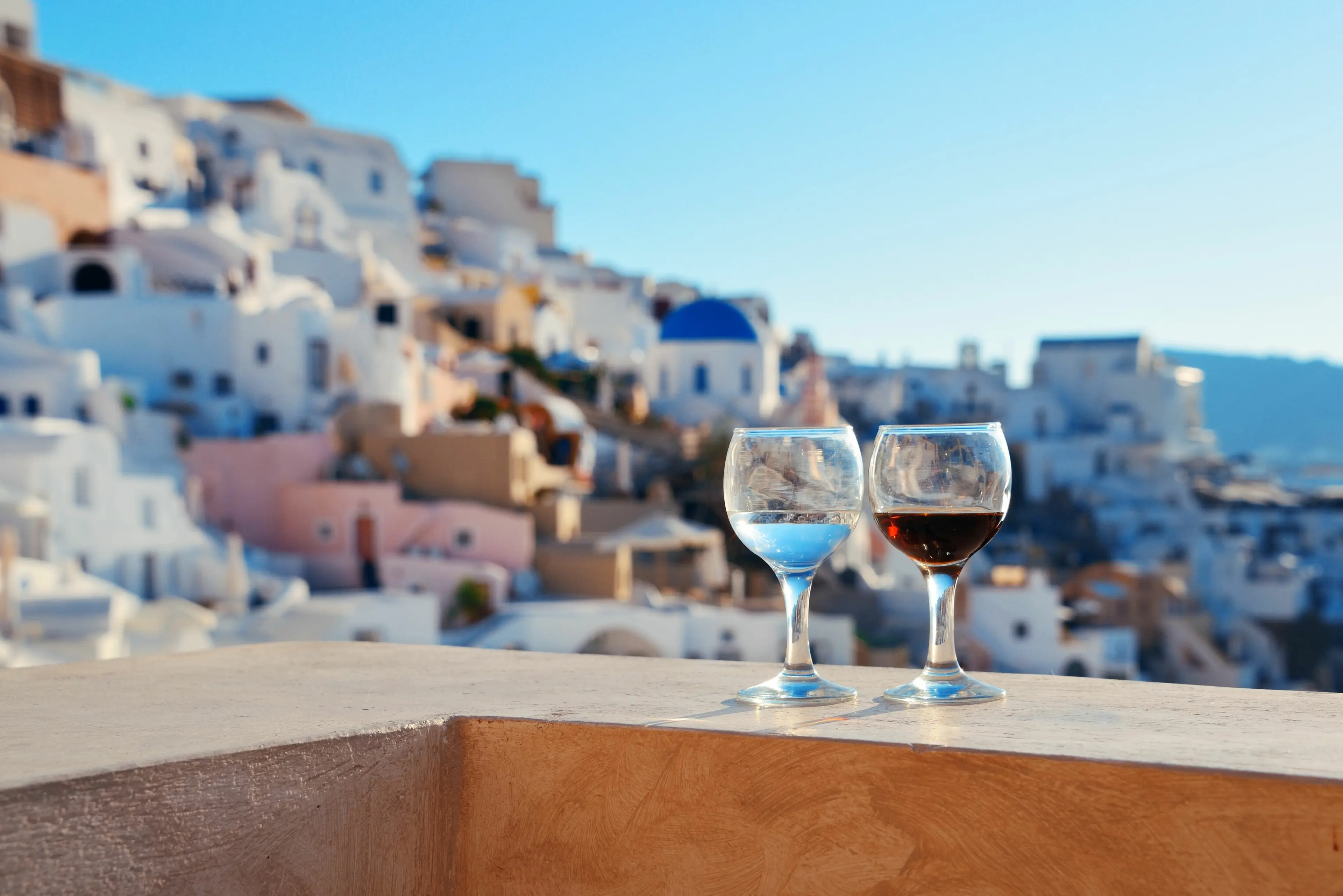 Santorini wines